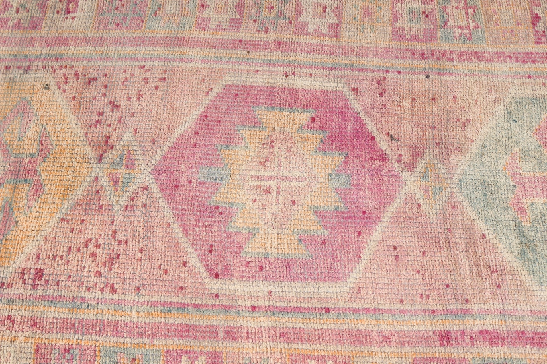 Fas Halıları, Bej Ev Dekorasyonu Halısı, Koridor Halıları, Mutfak Halıları, 3.4x10.8 ft Runner Halısı, Türk Halıları, Vintage Halı, Koridor Halıları