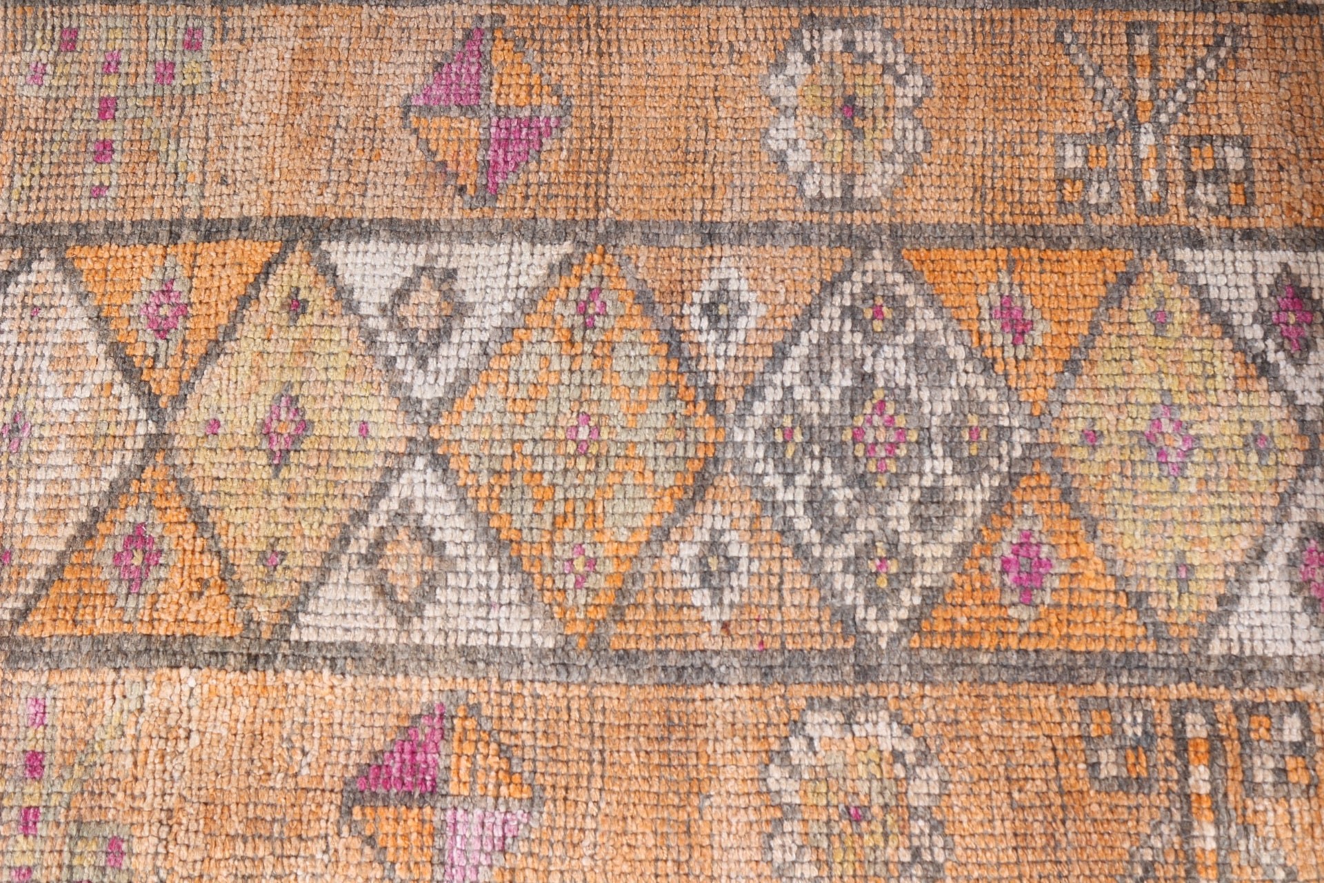 Vintage Rugs, Rugs for Hallway, 2.6x11.2 ft Runner Rug, Corridor Rug, Turkish Rug, Orange Anatolian Rug, Bedroom Rugs, Cute Rug, Wool Rugs