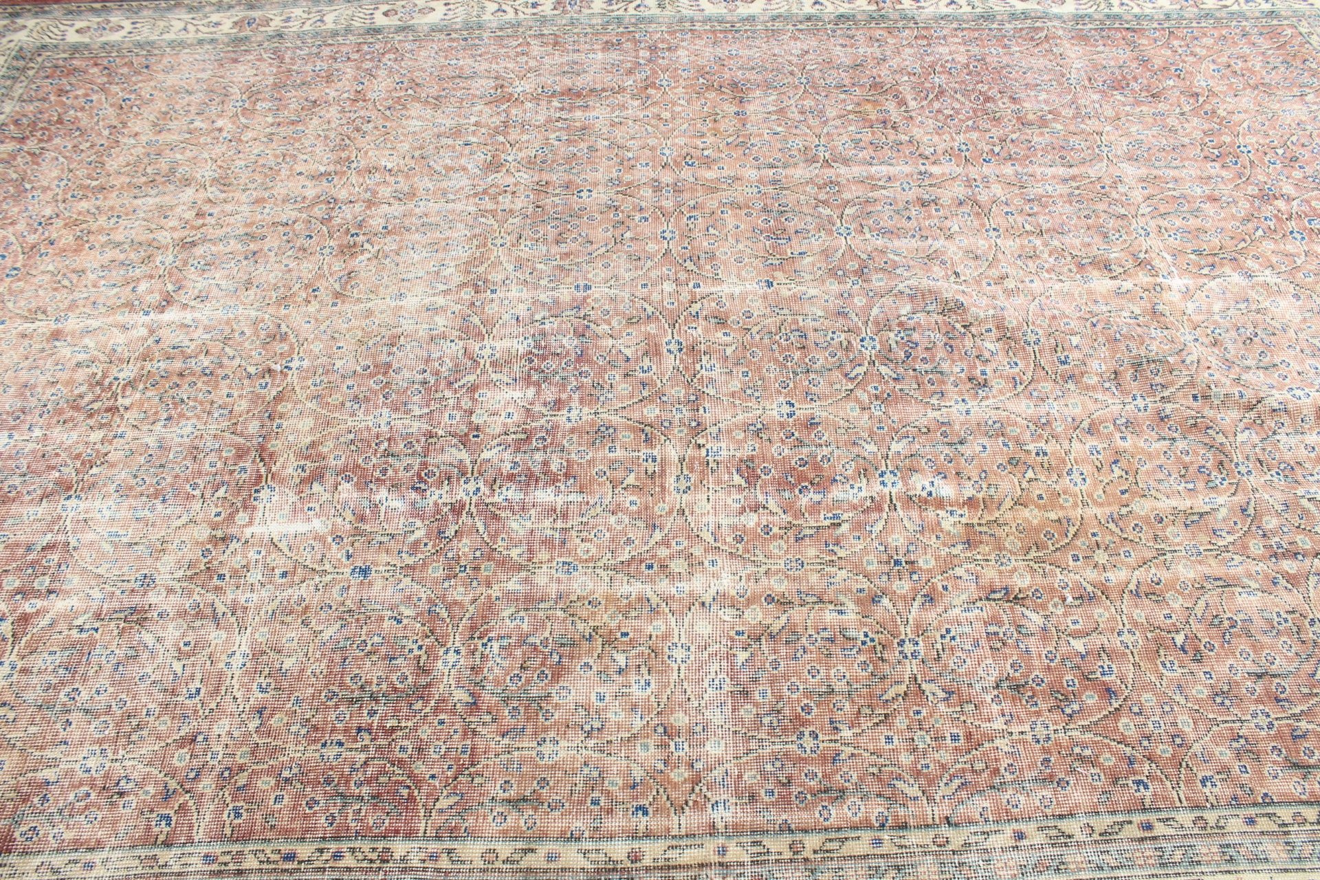 8.4x11.7 ft Oversize Rug, Salon Rug, Brown Oushak Rug, Home Decor Rug, Bright Rugs, Oushak Rugs, Turkish Rugs, Dining Room Rug, Vintage Rug