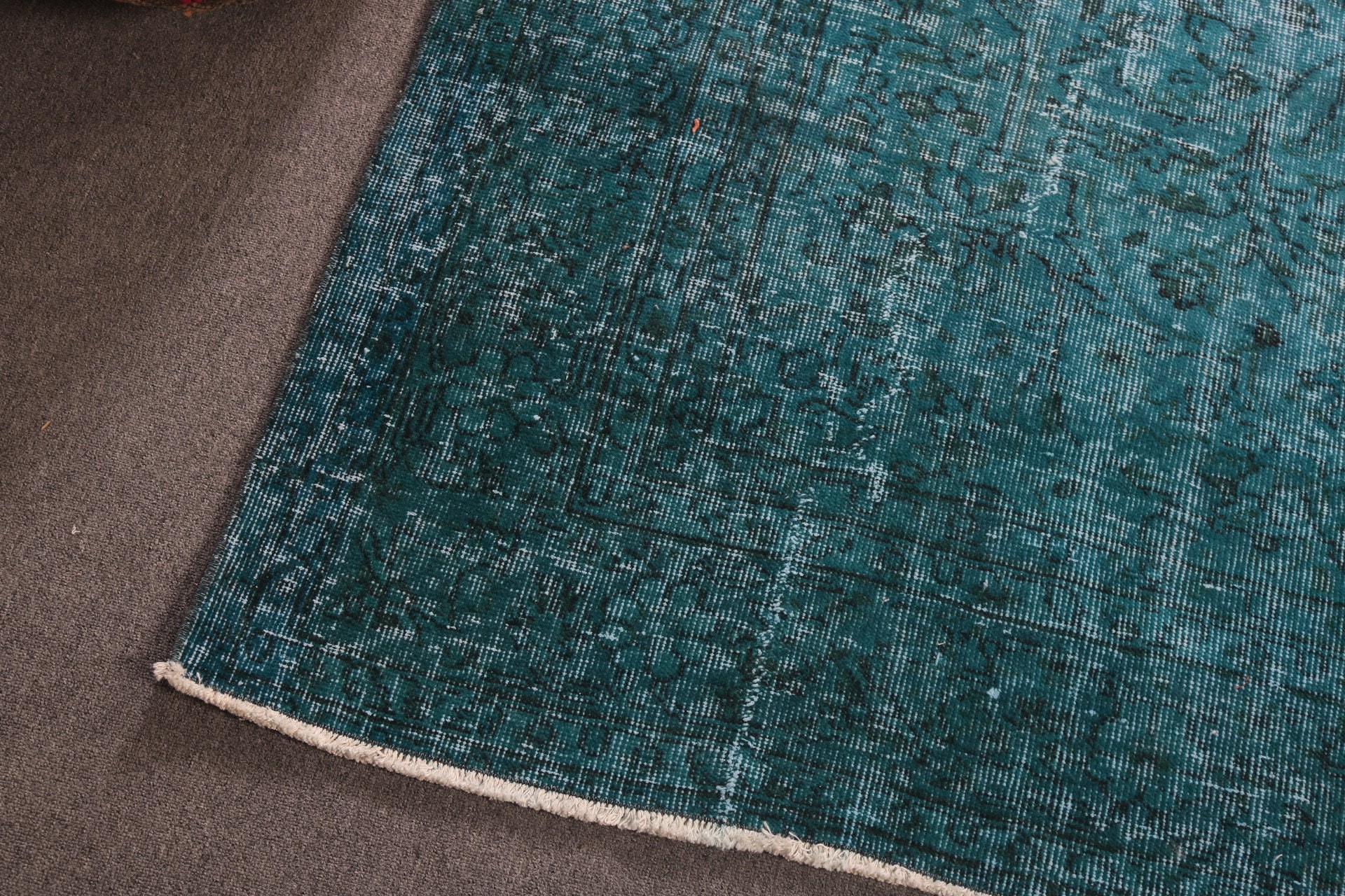 Luxury Rugs, 7x10.1 ft Oversize Rugs, Saloon Rug, Green Modern Rug, Rugs for Saloon, Geometric Rug, Vintage Rug, Turkish Rugs, Salon Rugs