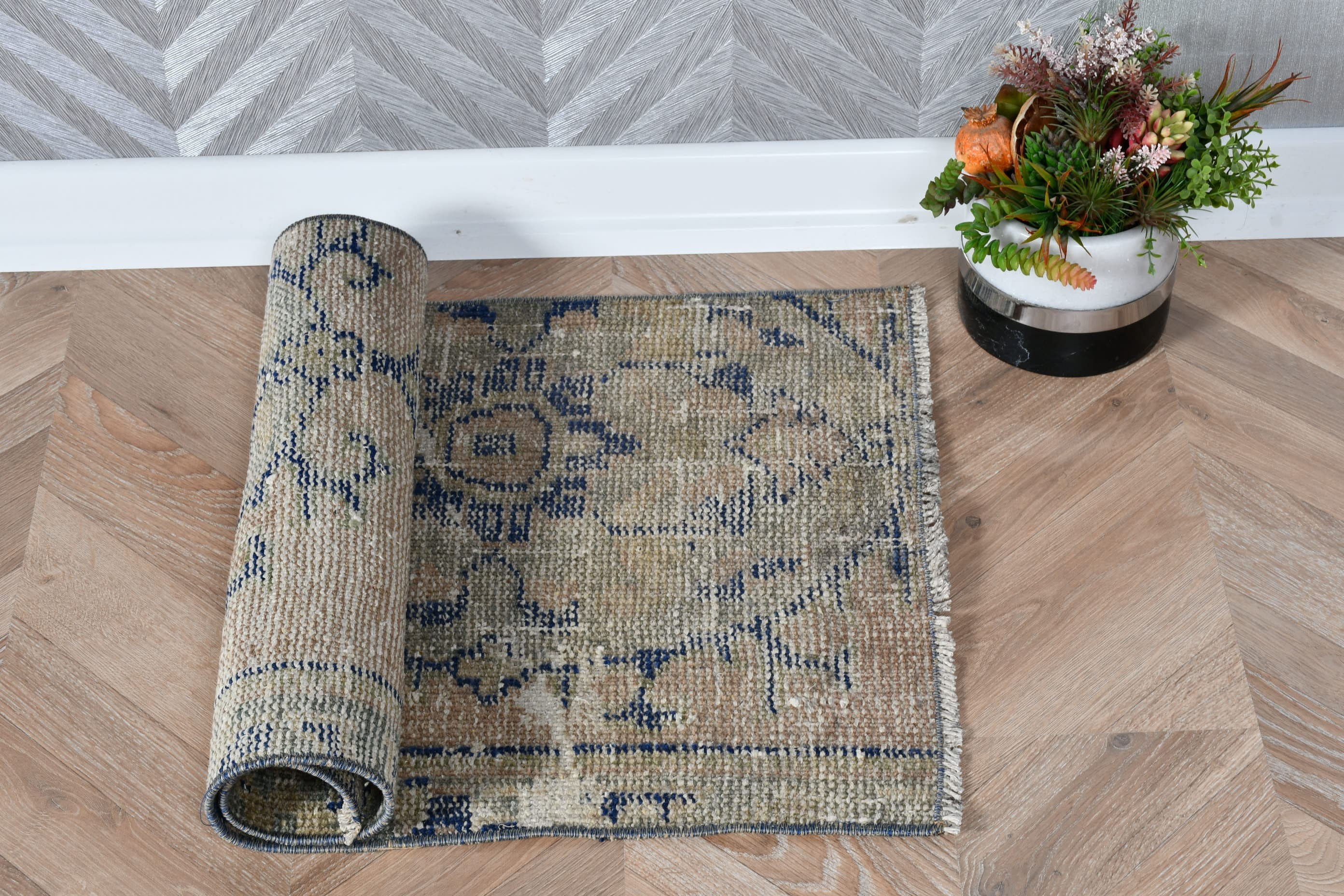 Bronze Home Decor Rug, Floor Rugs, Entry Rug, 1.6x2.8 ft Small Rug, Abstract Rugs, Vintage Rugs, Turkish Rug, Bathroom Rugs