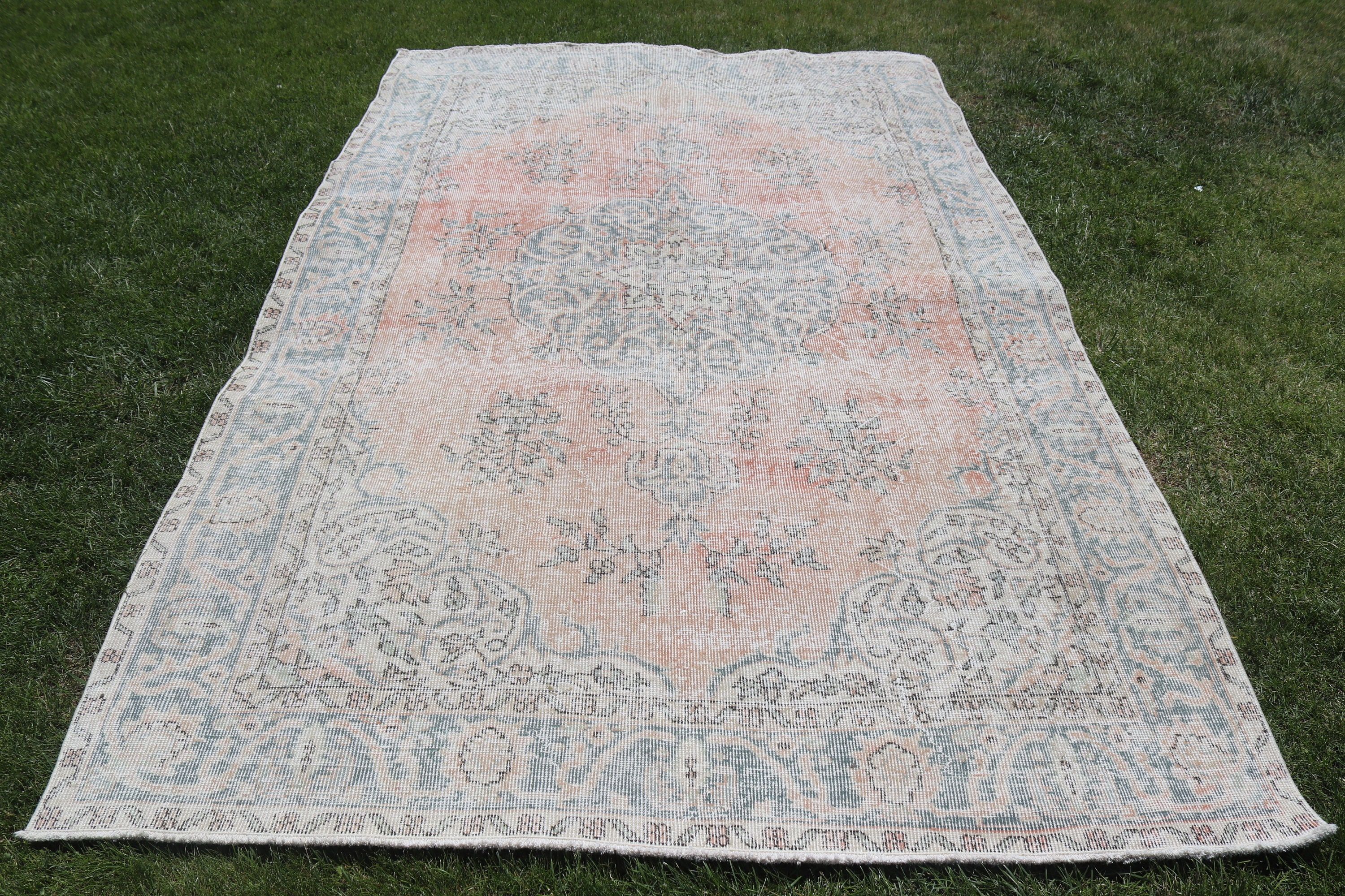 Düz Dokuma Halılar, 5,6x9,1 ft Büyük Halılar, Turuncu Anadolu Halıları, Oturma Odası Halısı, Boho Halısı, Türk Halısı, Etnik Halı, Yatak Odası Halısı, Vintage Halılar