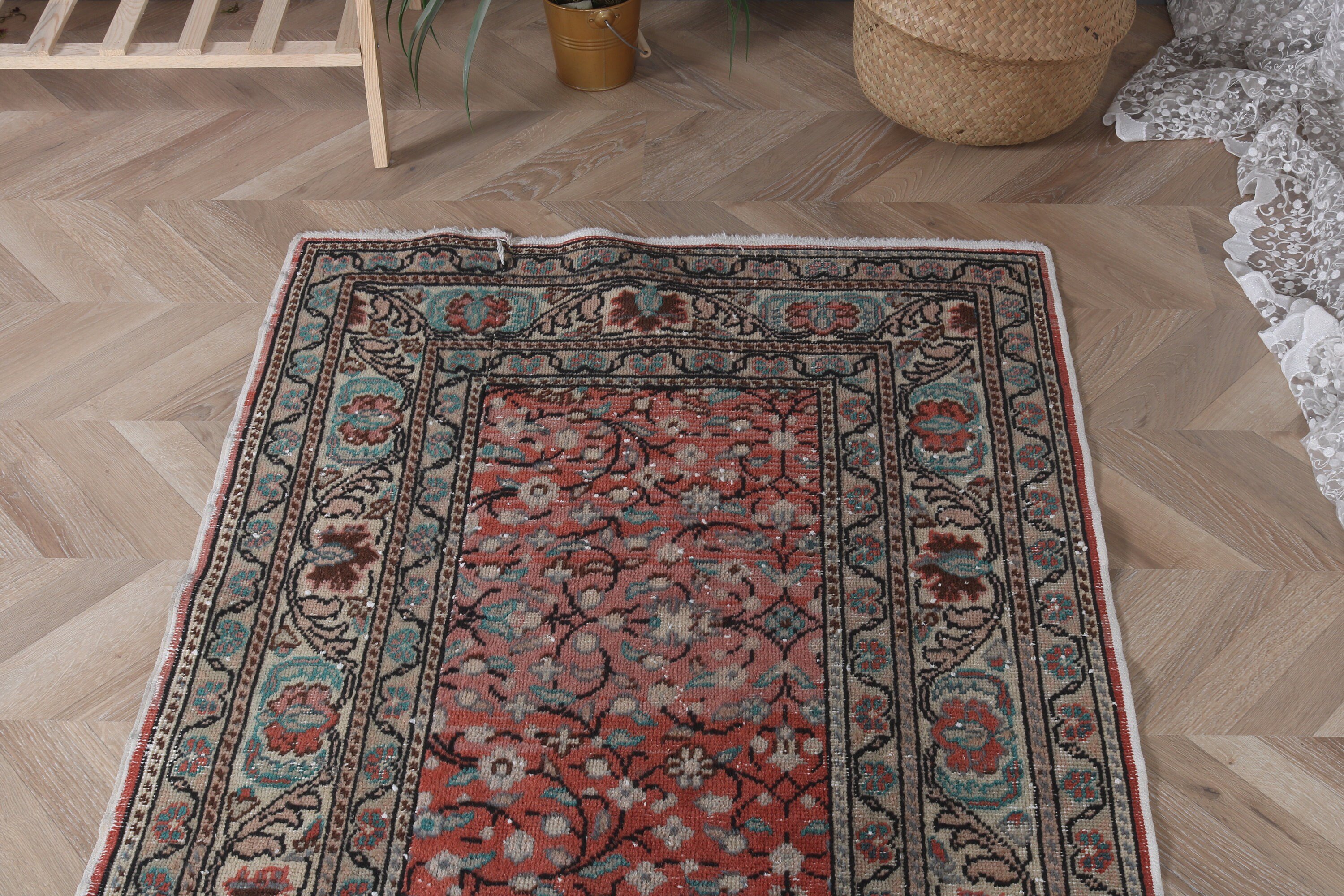 El Dokuma Halılar, Havalı Halılar, Dış Mekan Halıları, Çocuk Odası Halıları, Vintage Halı, 2,8x5,9 ft Vurgulu Halılar, Çocuk Halıları, Kırmızı Boho Halı, Türk Halısı