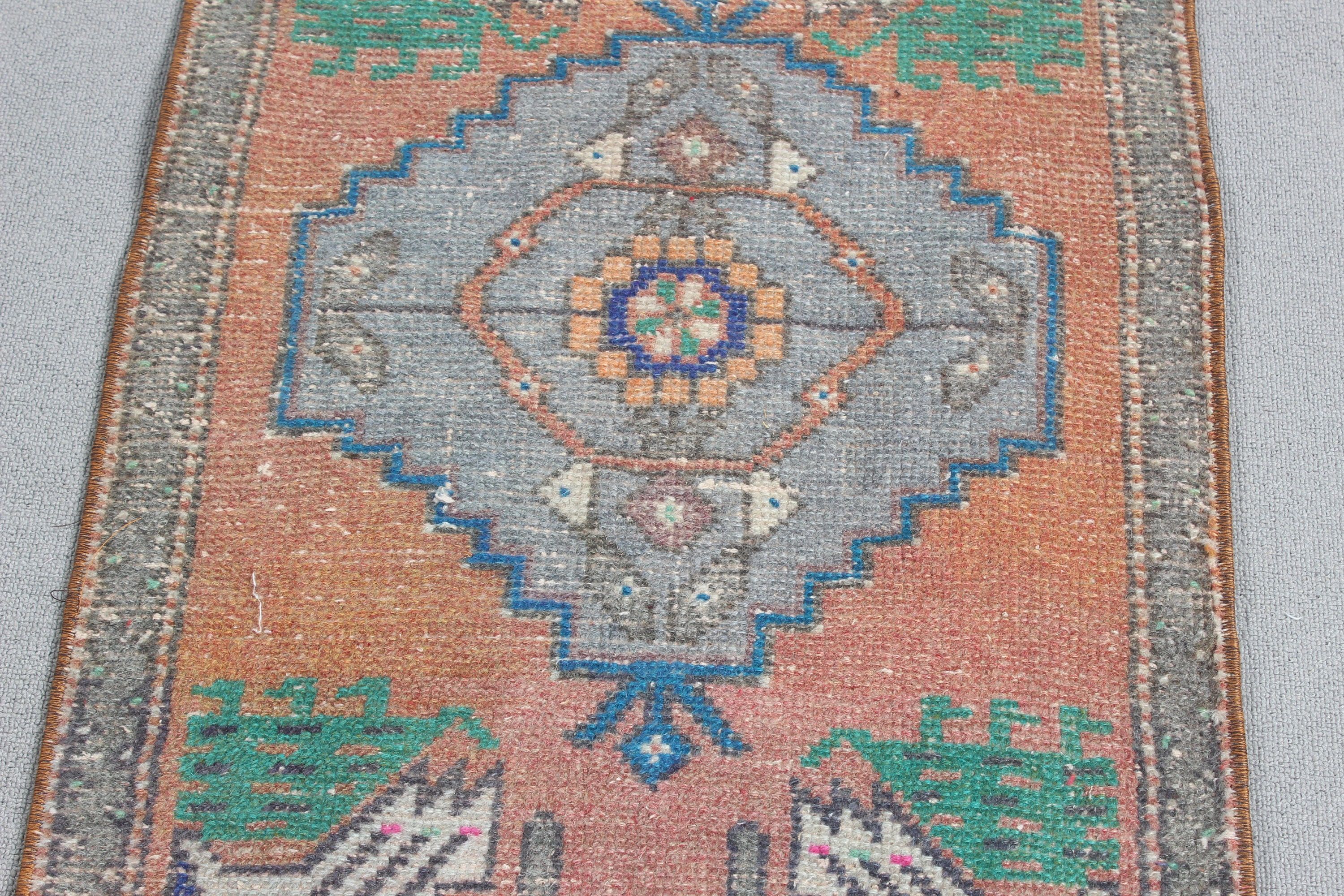 Vintage Halılar, Modern Halı, Banyo Halıları, Küçük Vintage Halı, Mavi Nötr Halılar, Türk Halıları, 1.9x3.4 ft Küçük Halı, Antika Halılar, Tribal Halı