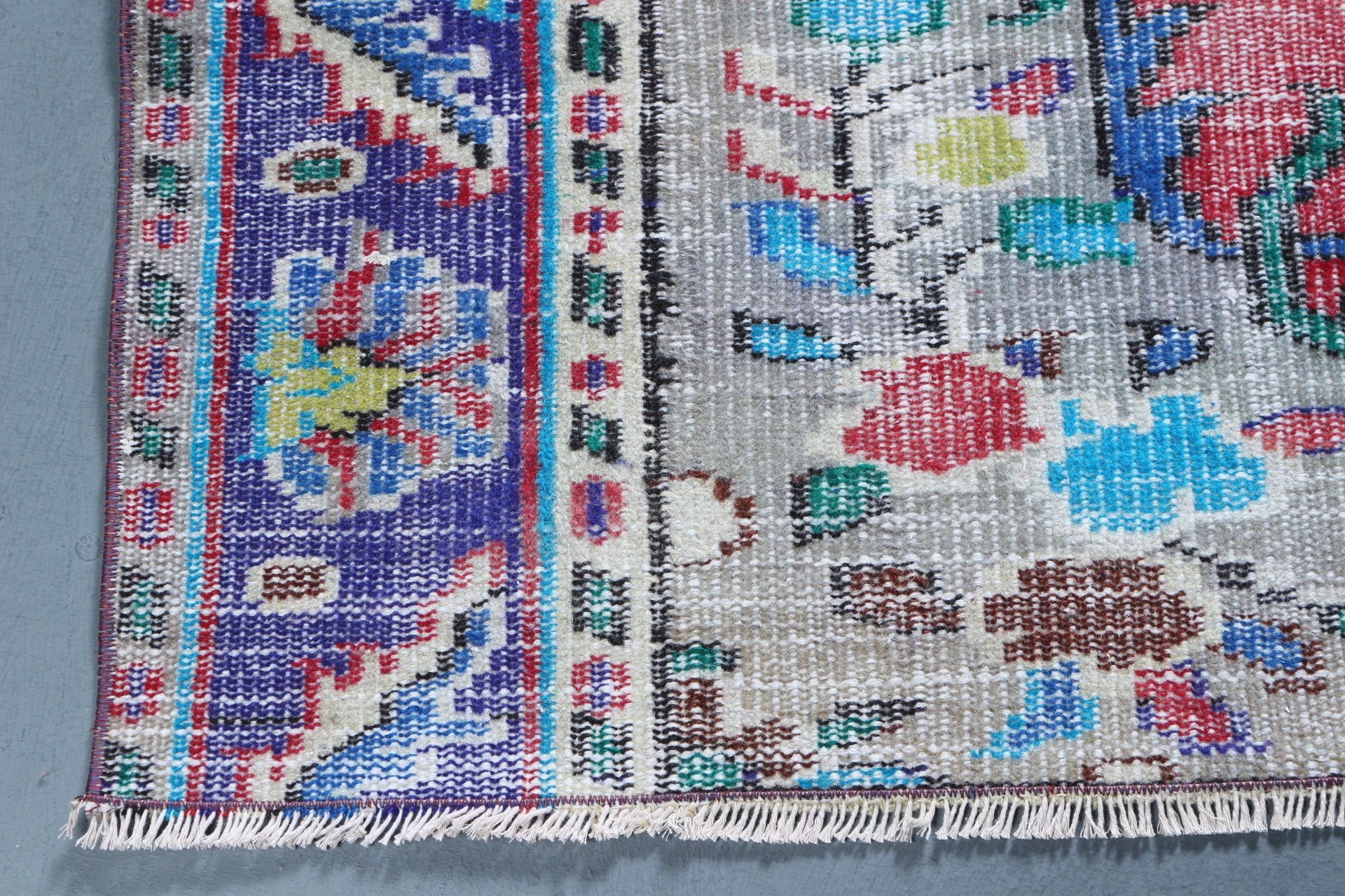 Turkish Rugs, Vintage Rug, Red Wool Rugs, Antique Rugs, Rugs for Kitchen, 2.9x7.9 ft Runner Rug, Stair Rug, Corridor Rug, Moroccan Rugs