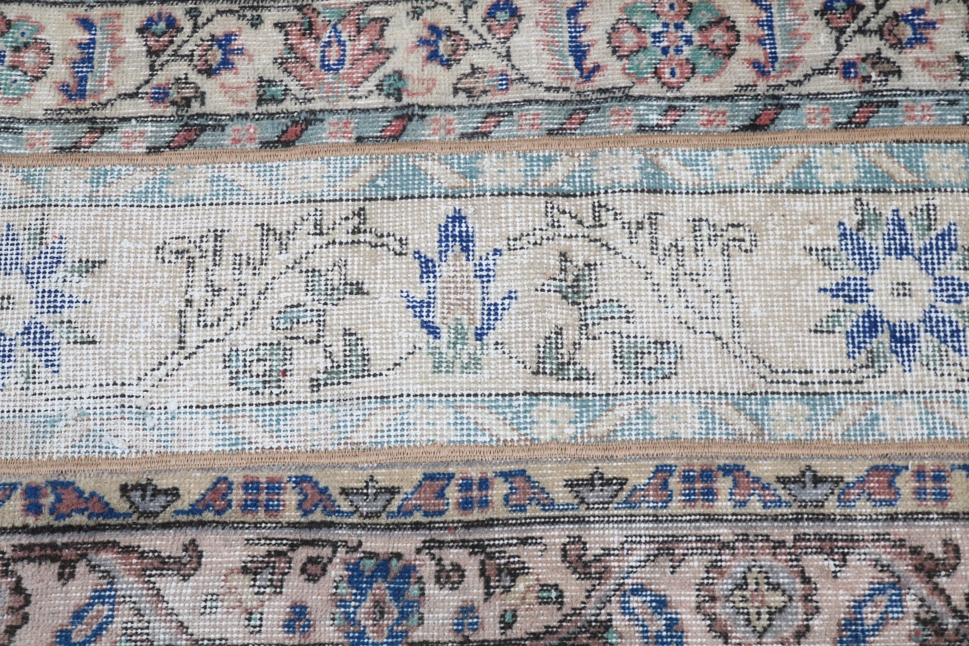 Vintage Runner Halıları, Merdiven Halıları, Bej İfade Halıları, Lüks Halılar, Yün Halı, Etnik Halılar, Vintage Halılar, Türk Halıları, 2x5.6 ft Runner Halıları