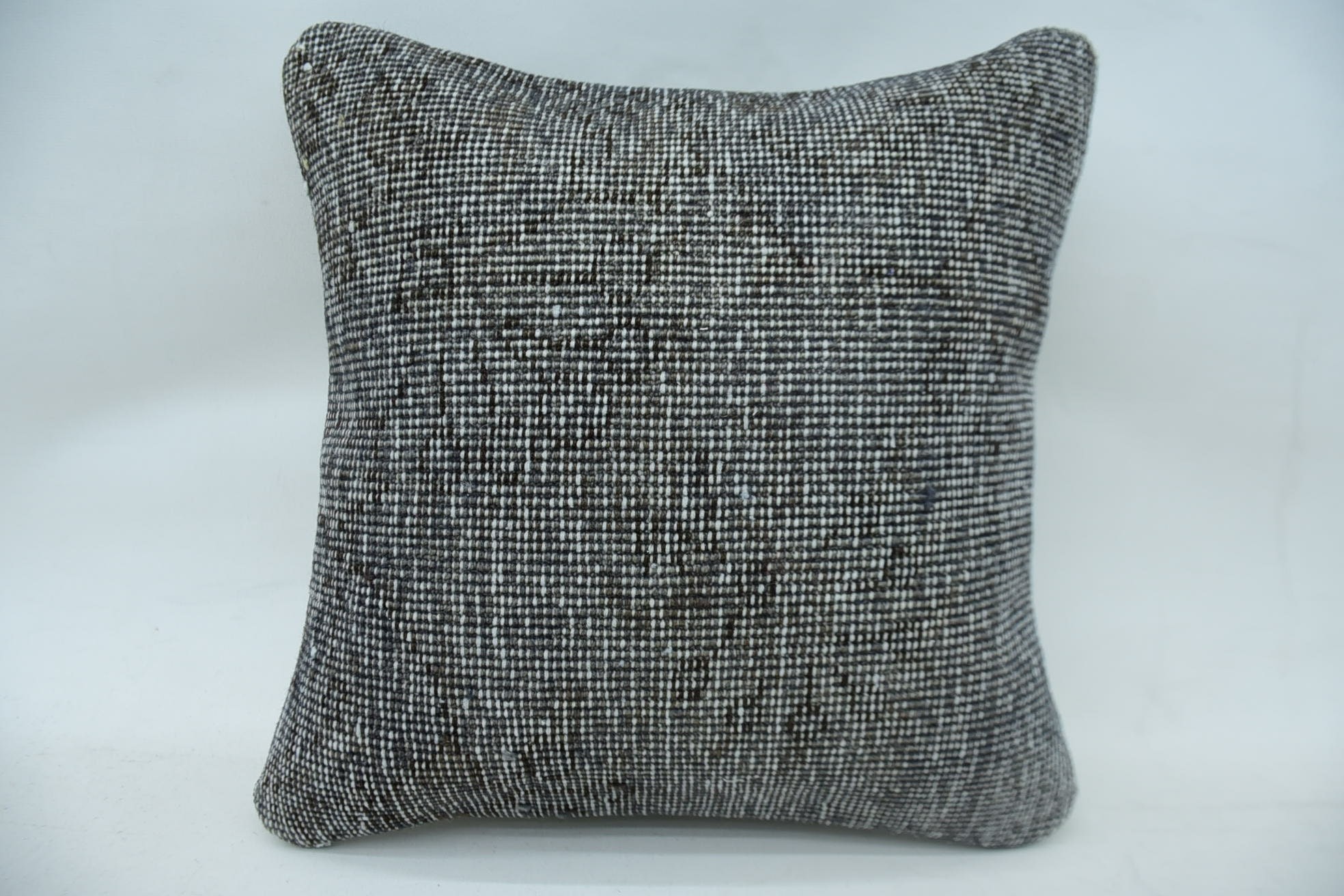 Turkish Pillow, Personalized Gift Pillow Cushion Case, Vintage Pillow, 16"x16" Blue Pillow Case, Vintage Kilim Throw Pillow