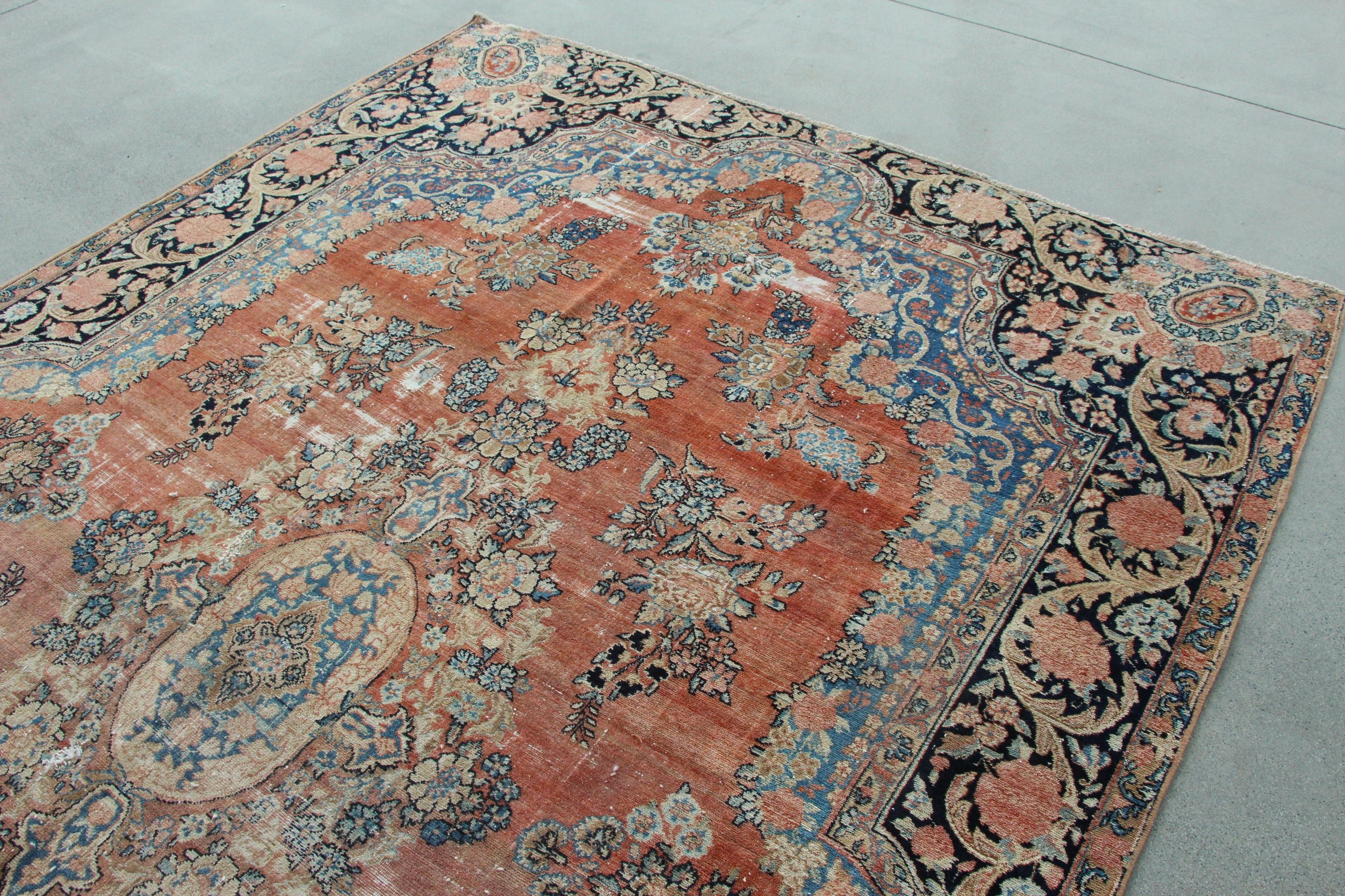 Dining Room Rugs, Living Room Rugs, Cute Rug, Vintage Rug, Turkish Rugs, Oriental Rugs, Bedroom Rug, Red  6.7x9.9 ft Large Rug