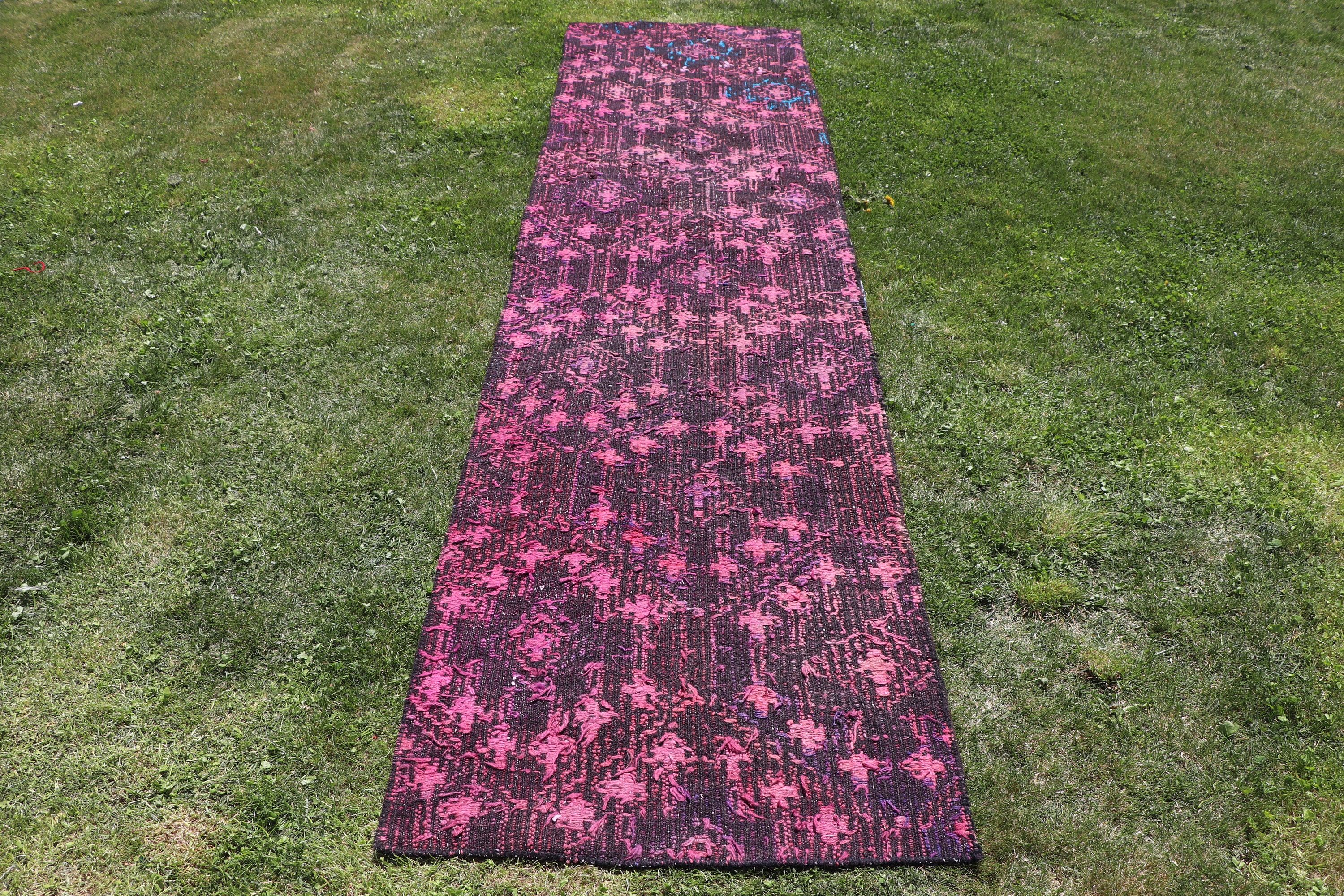 2.6x10 ft Runner Halı, Siyah Yatak Odası Halıları, Mutfak Halısı, Geometrik Halılar, Türk Halıları, Koridor Halıları, Vintage Halılar, El Dokuma Halı, Ofis Halısı