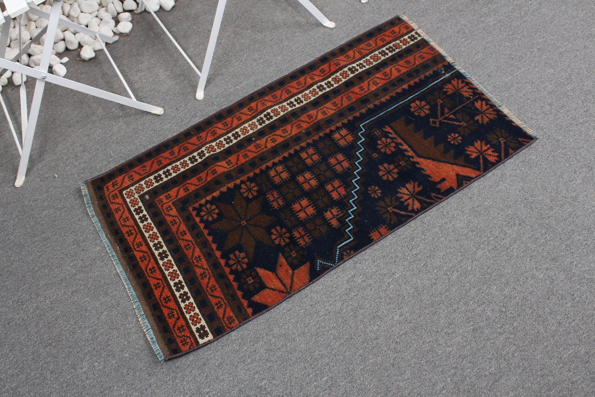 Kitchen Rugs, Pastel Rug, Home Decor Rugs, Oushak Rugs, 1.8x3.2 ft Small Rug, Bathroom Rugs, Vintage Rug, Brown Oriental Rug, Turkish Rugs