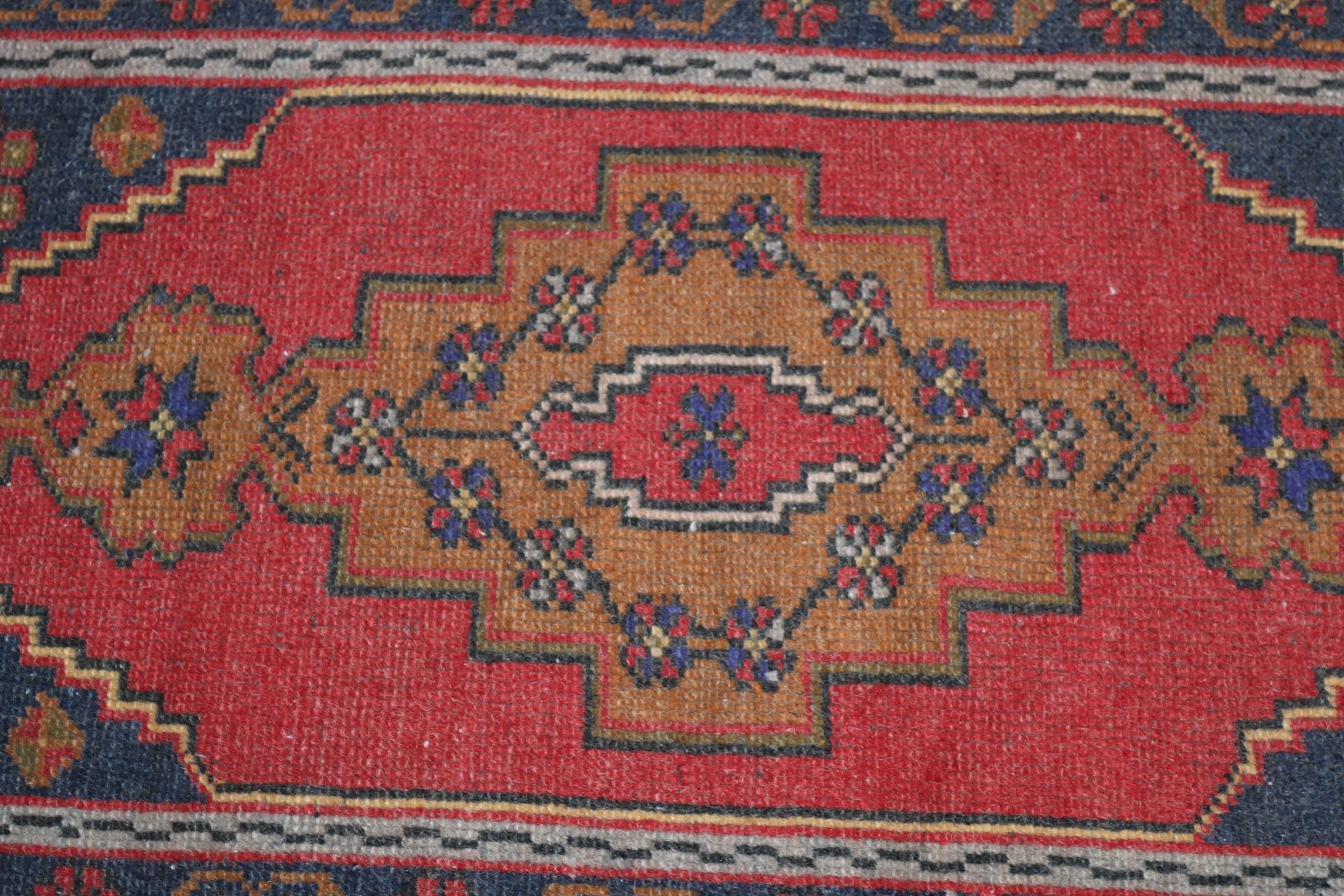 Turkish Rugs, Statement Rugs, Vintage Rug, Boho Rug, 1.8x3.4 ft Small Rugs, Entry Rug, Wall Hanging Rugs, Kitchen Rugs, Red Oriental Rug