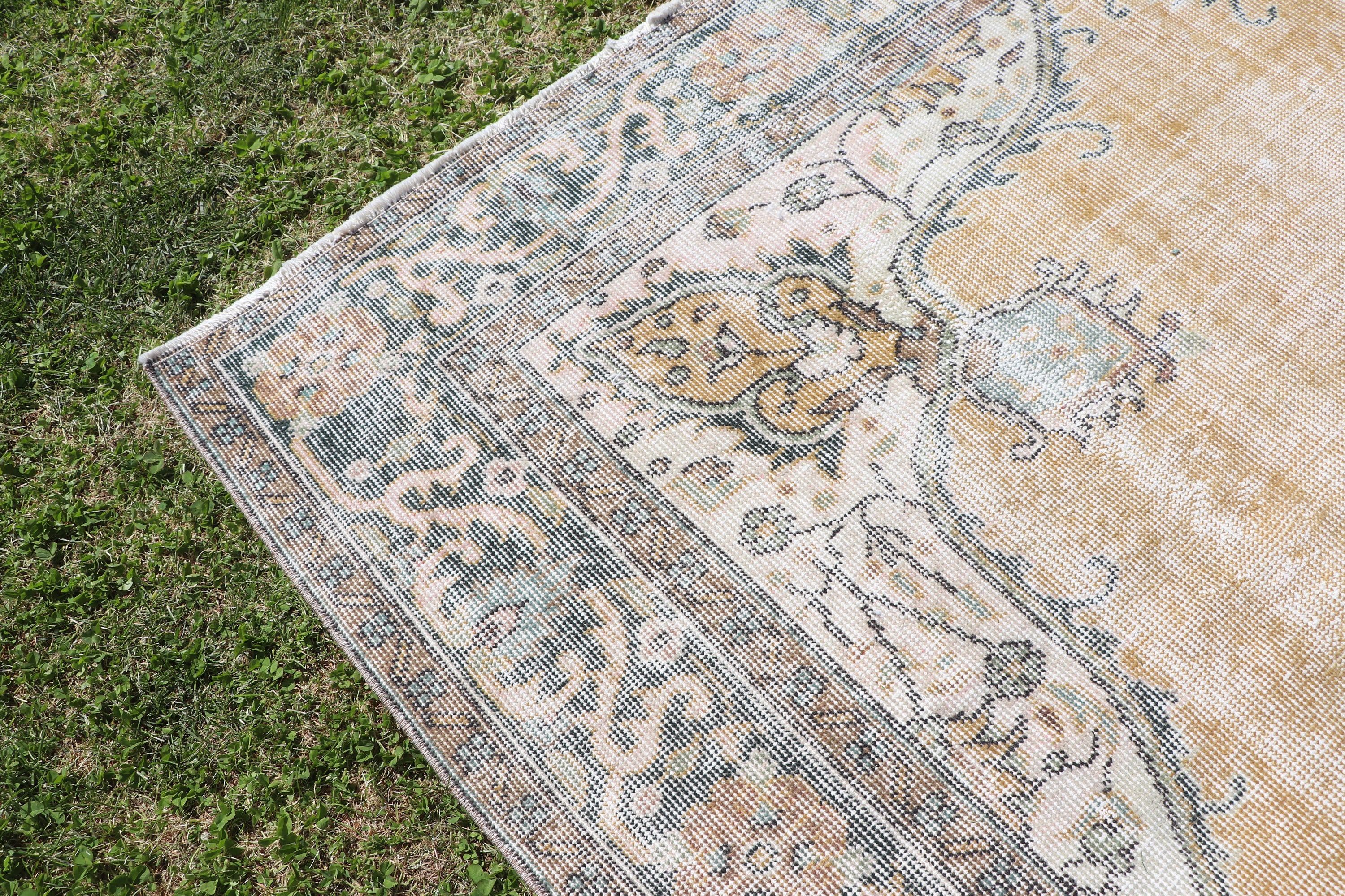 Bedroom Rug, Large Boho Rug, Boho Rug, 5.7x8.8 ft Large Rugs, Vintage Rug, Brown Anatolian Rugs, Floor Rugs, Modern Rugs, Turkish Rug