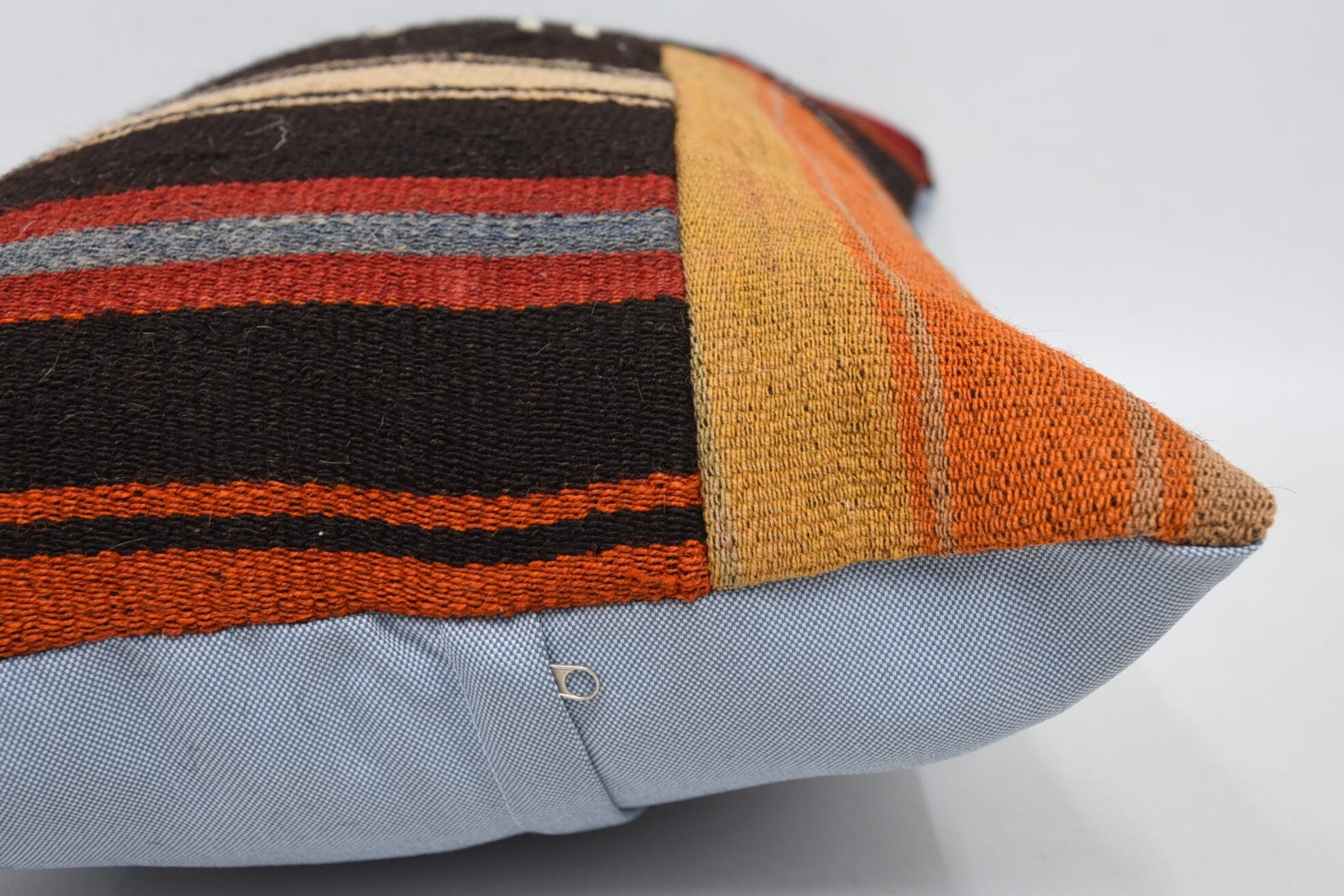Neutral Throw Pillow Case, Vintage Kilim Pillow Pillow Sham, Kilim Cushion Sham, Turkish Pillow, Home Decor Pillow, 16"x24" Brown Pillow
