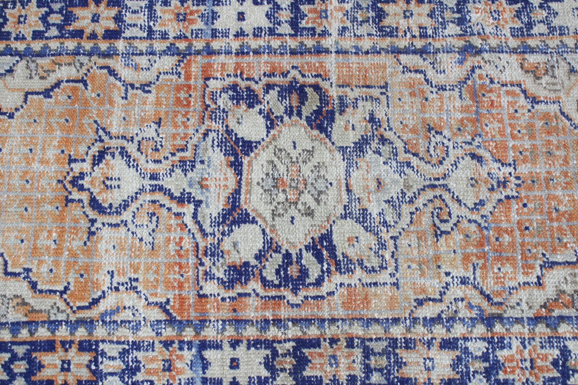 Rugs for Bedroom, 2.3x4.8 ft Small Rug, Cool Rug, Wool Rug, Door Mat Rug, Orange Antique Rugs, Nursery Rugs, Vintage Rugs, Turkish Rug