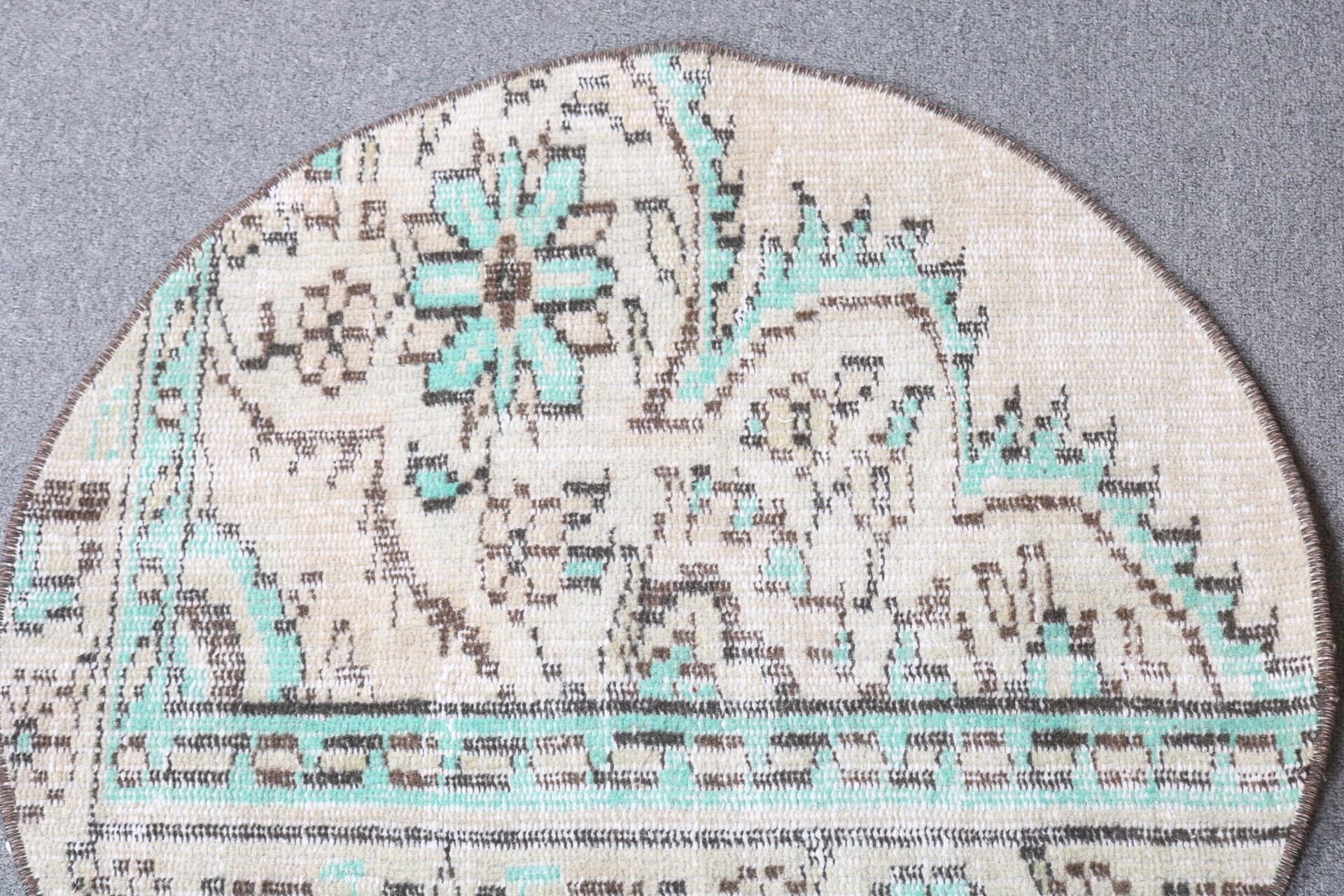 Kitchen Rugs, Nursery Rug, Vintage Rug, Bedroom Rug, Home Decor Rugs, 2.3x2.3 ft Small Rugs, Turkish Rug, Rugs for Wall Hanging, Bright Rug