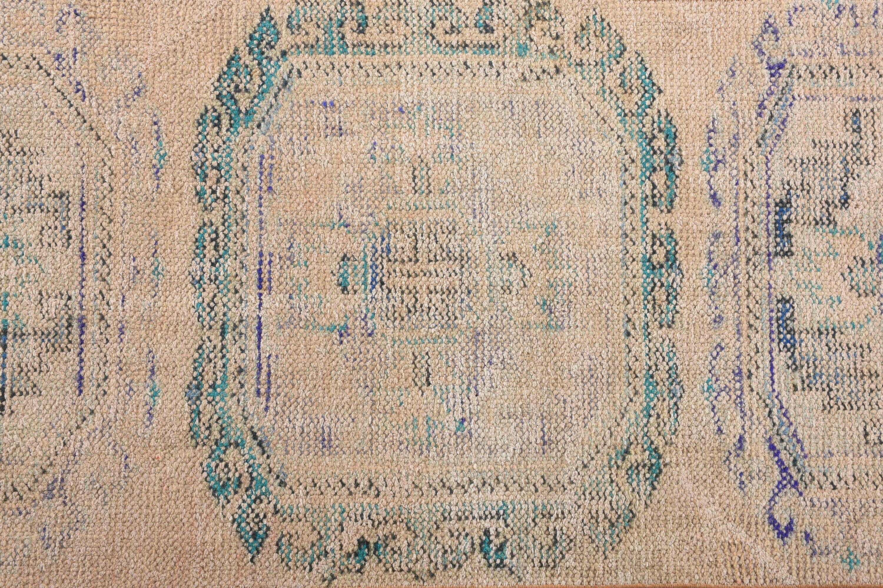 Eski Halı, Koridor Halıları, 2.4x10.7 ft Yolluk Halısı, Anadolu Halısı, Koridor Halısı, Kahverengi Antika Halılar, Türk Halıları, Ev Dekorasyonu Halısı, Vintage Halı