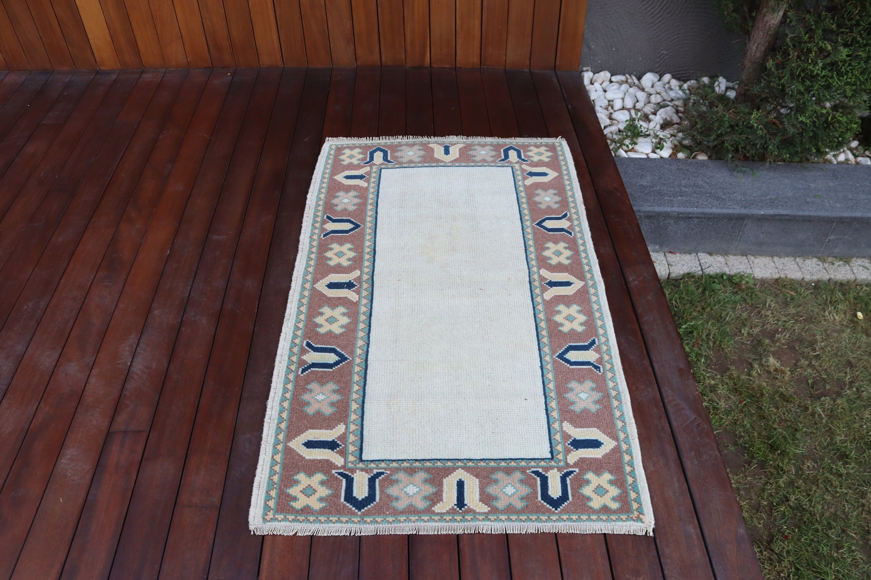 Fas Halıları, Türk Halıları, Bej Geometrik Halılar, Yer Halıları, Vintage Halılar, Havalı Halı, Küçük Alan Halıları, Mutfak Halıları, 2,6x4,4 ft Küçük Halılar