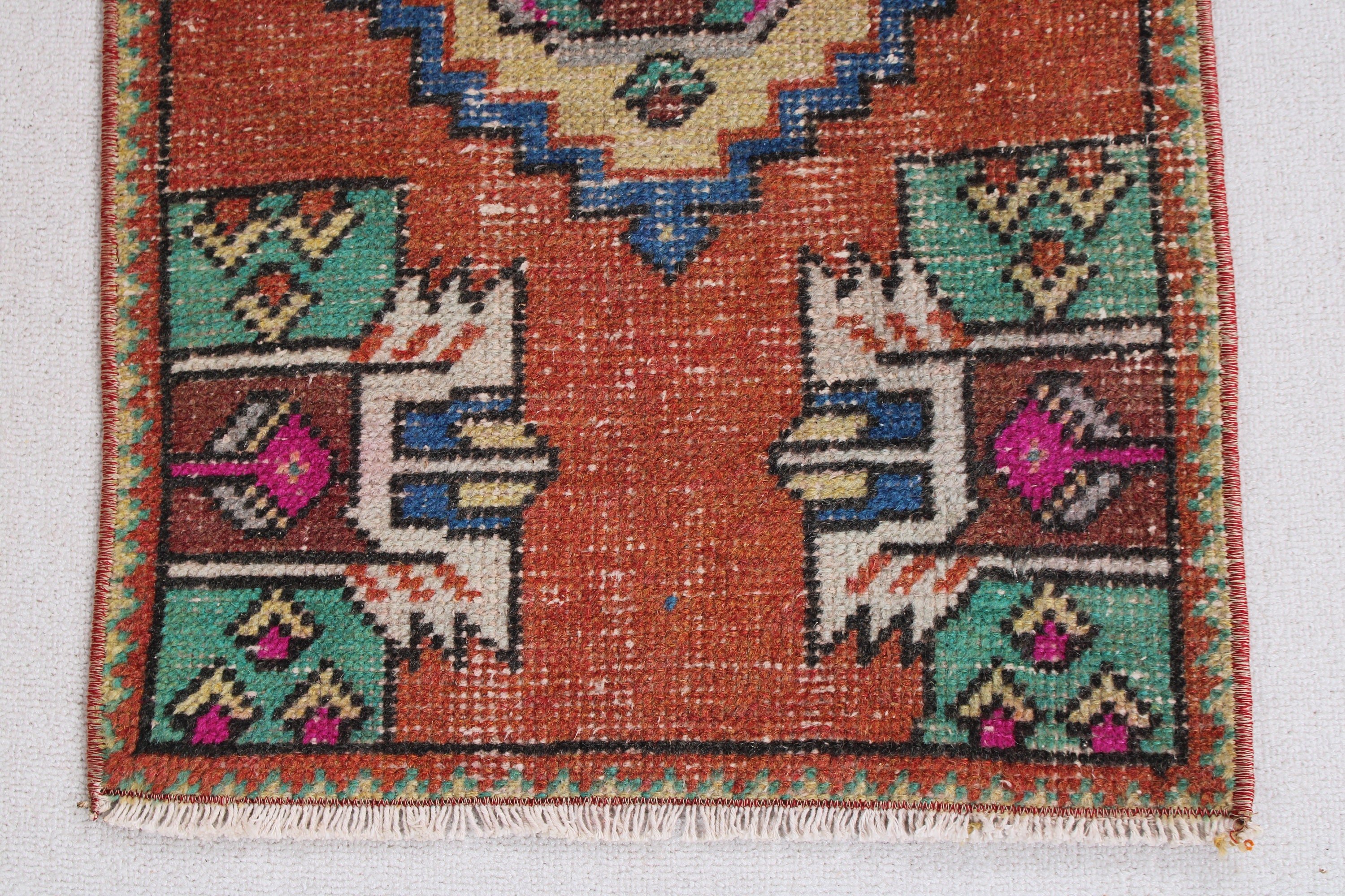 Turkish Rug, Bronze Neutral Rugs, Vintage Rugs, Bedroom Rugs, Door Mat Rug, Aztec Rug, Oushak Rug, 1.7x3.1 ft Small Rugs, Kitchen Rugs