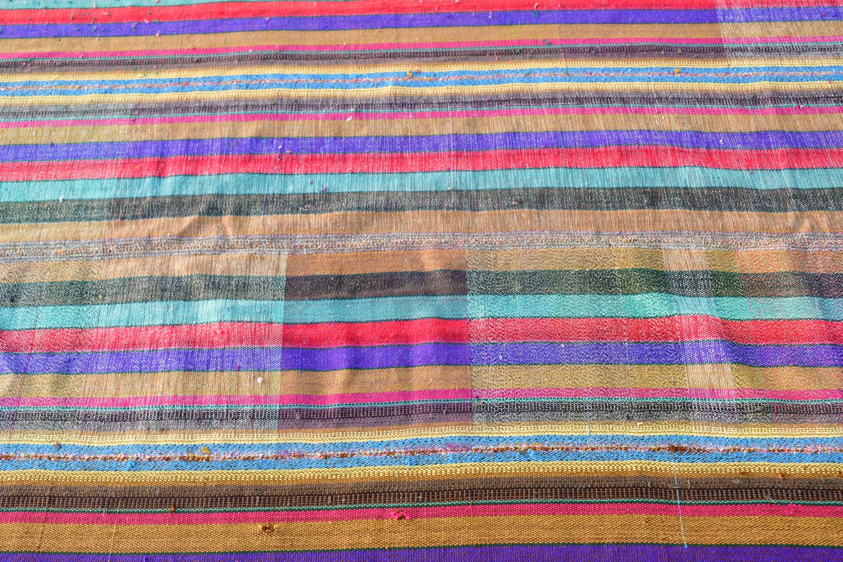 Vintage Rug, Kilim, Anatolian Rugs, Bedroom Rugs, Ethnic Rug, 4.5x10.5 ft Large Rug, Dining Room Rugs, Rainbow Home Decor Rug, Turkish Rugs