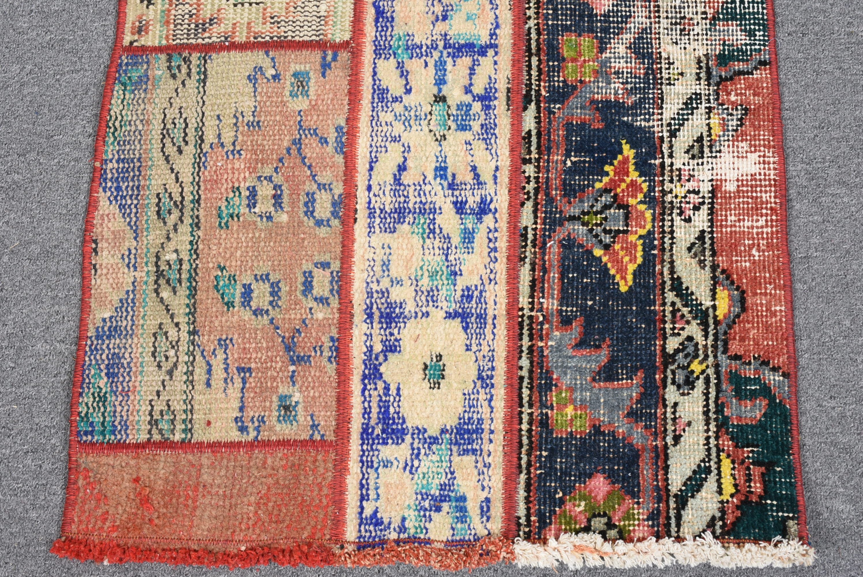 Turkish Rug, Rugs for Bathroom, Organic Rug, Moroccan Rug, Vintage Rug, Kitchen Rug, 1.8x4 ft Small Rug, Nursery Rug, Green Floor Rugs