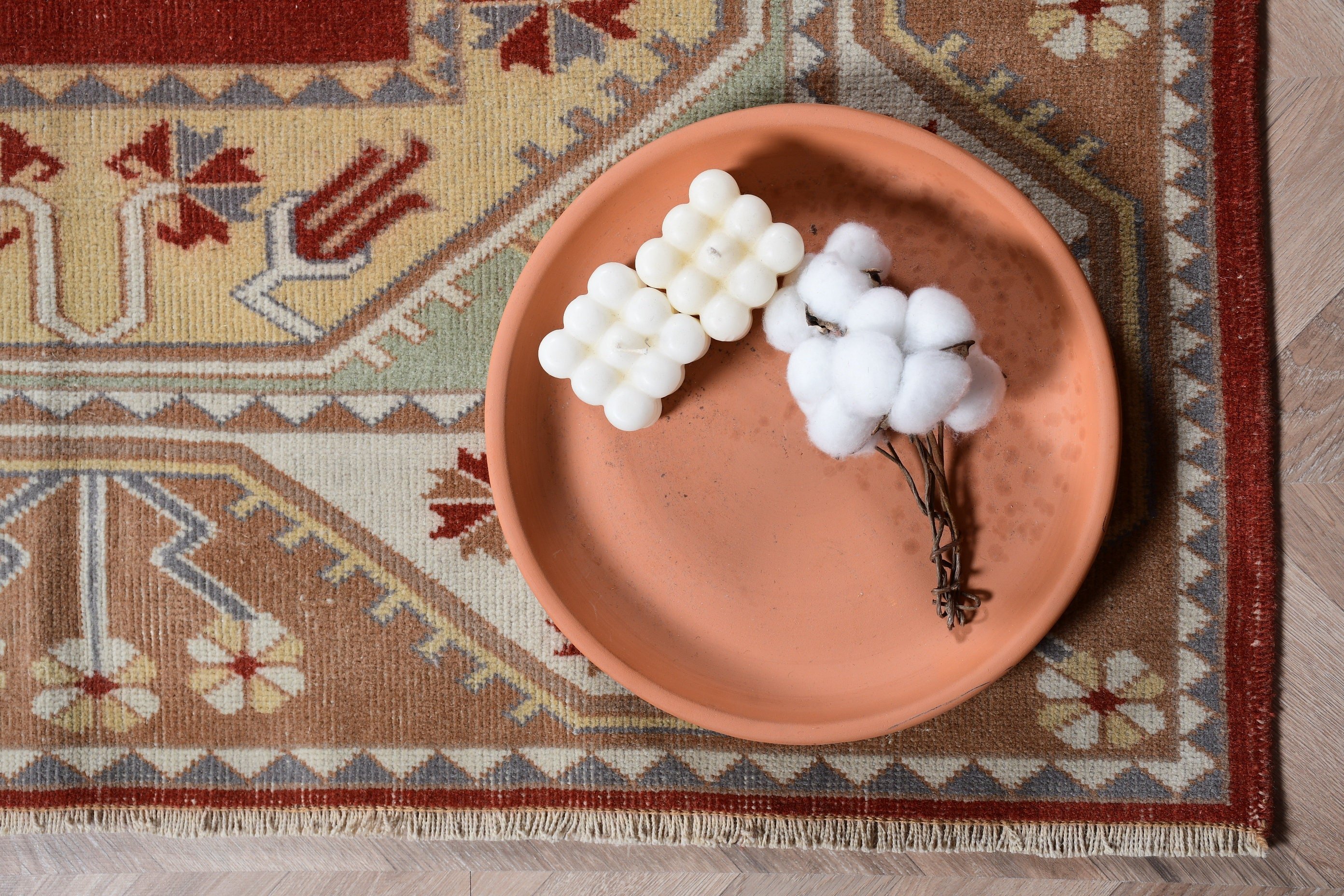 Red Moroccan Rug, Oushak Rug, Living Room Rug, Floor Rug, Antique Rug, Turkish Rugs, 3.9x6.5 ft Area Rug, Vintage Rugs, Rugs for Kitchen