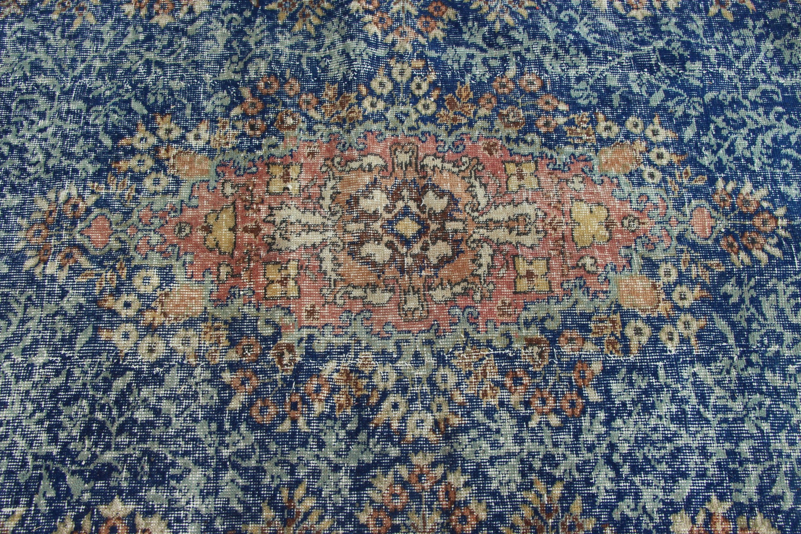 Türk Halısı, Vintage Halı, Yemek Odası Halıları, Mavi Açıklama Halıları, 6,2x9,9 ft Büyük Halı, Modern Halı, Havalı Halılar, Büyük Boho Halısı, Mutfak Halısı