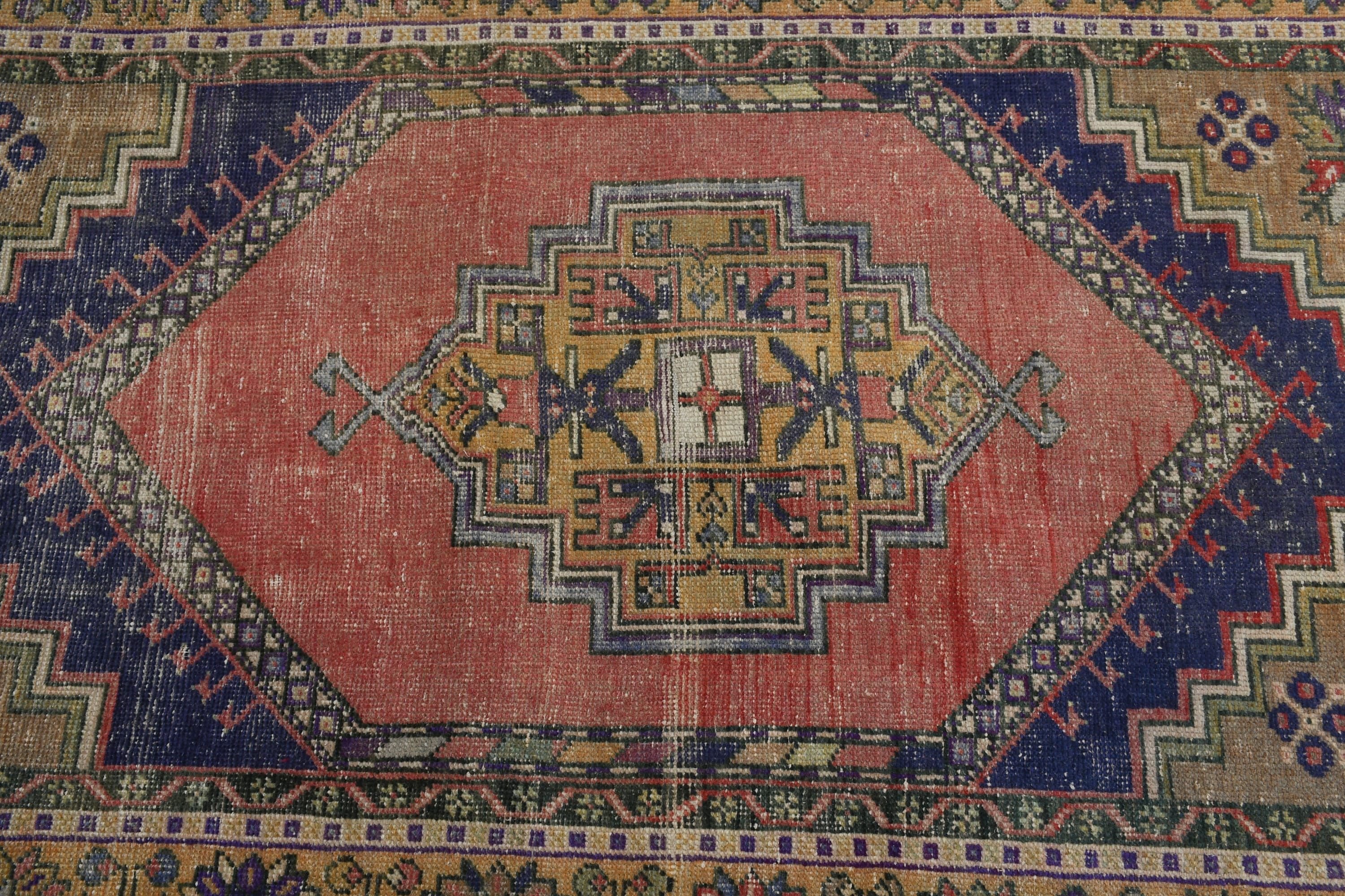 Yatak Odası Halısı, 3.6x6.2 ft Accent Halı, Türkiye Halısı, Çocuk Odası Halıları, Türk Halısı, Vintage Halılar, Mor Yün Halı, Mutfak Halısı, Oushak Halısı