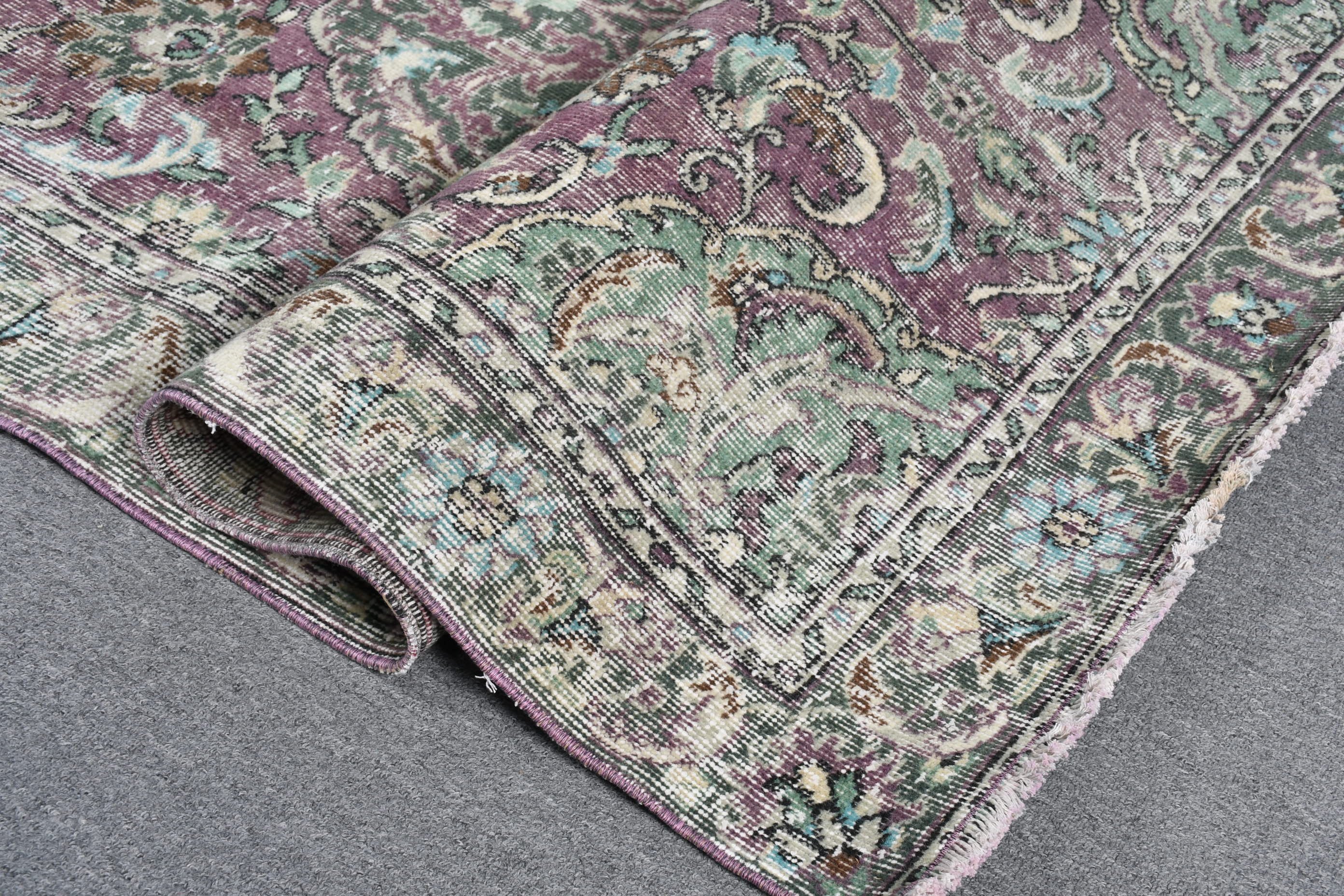Oushak Rugs, 4.1x7.1 ft Area Rugs, Green Bedroom Rug, Turkish Rug, Indoor Rugs, Ethnic Rugs, Dining Room Rug, Oriental Rugs, Vintage Rug