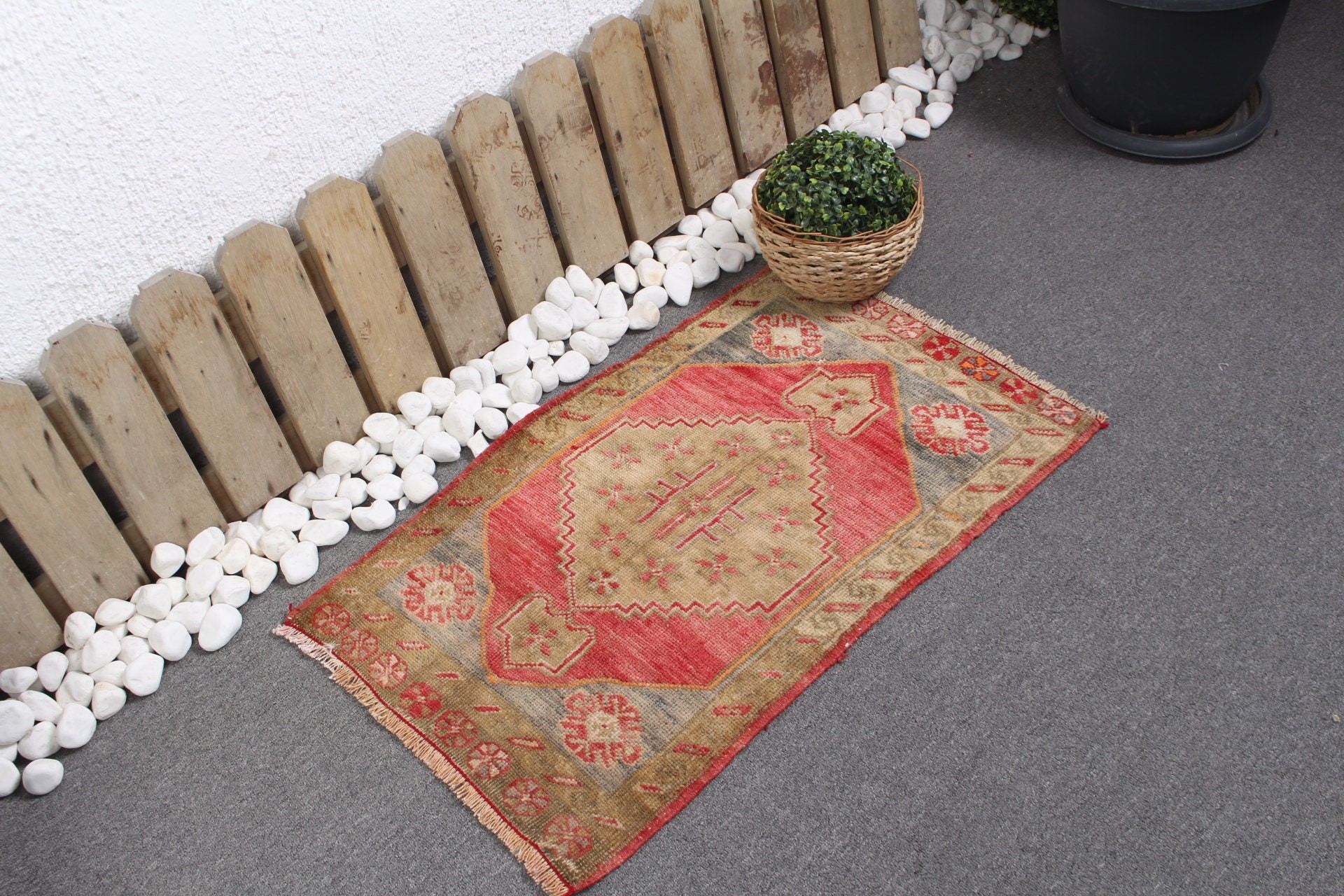 Yatak Odası Halısı, Kırmızı Mutfak Halıları, Anadolu Halısı, Vintage Halılar, Fas Halısı, Türk Halısı, Özel Halı, 1.7x2.8 ft Küçük Halı, Banyo Halıları