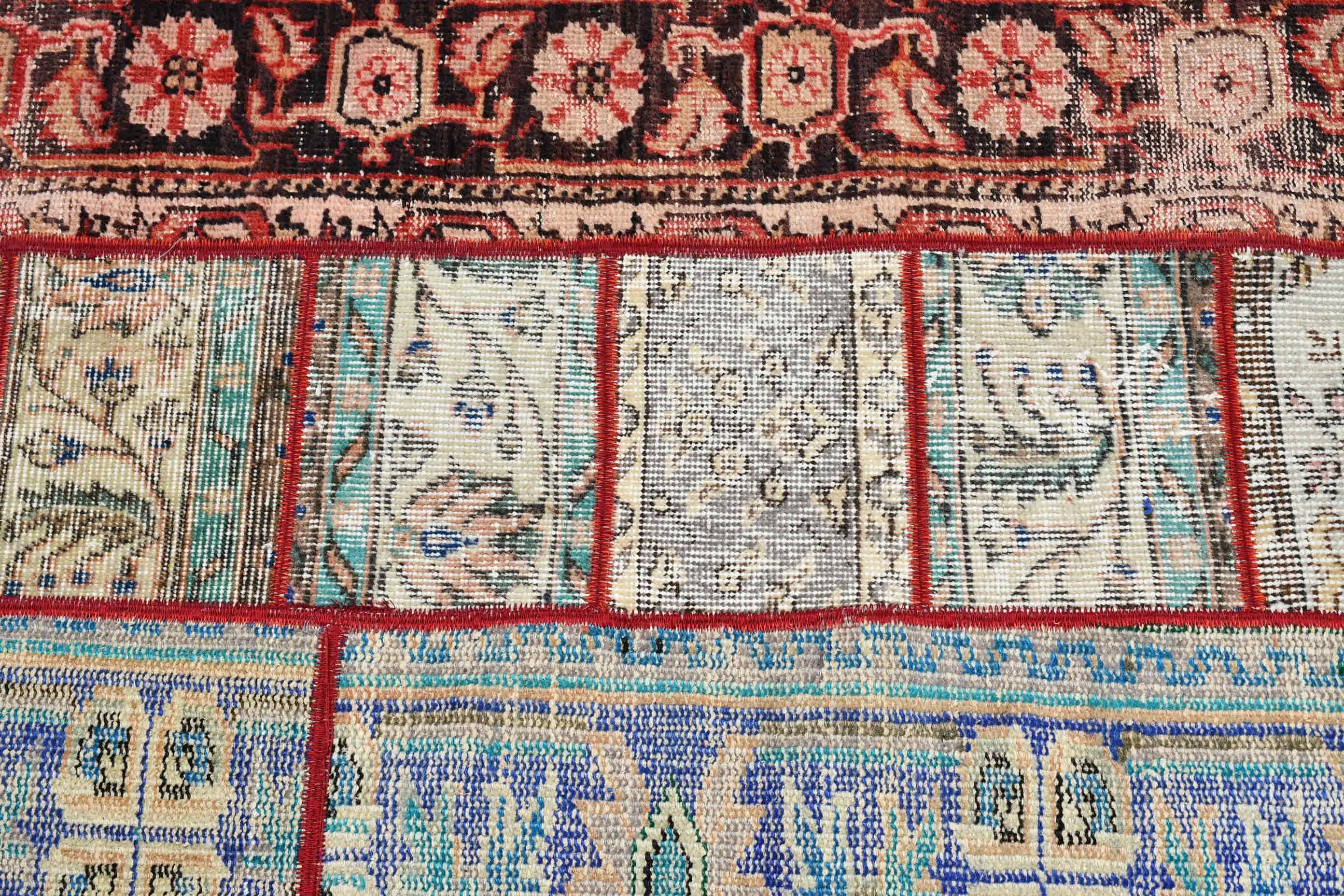 Vintage Halı, Harika Halı, 2,6x4,8 ft Küçük Halılar, Kırmızı Yer Halısı, Sanat Halısı, Oushak Halıları, Türk Halıları, Yatak Odası Halıları, Çocuk Halısı, Yatak Odası Halısı