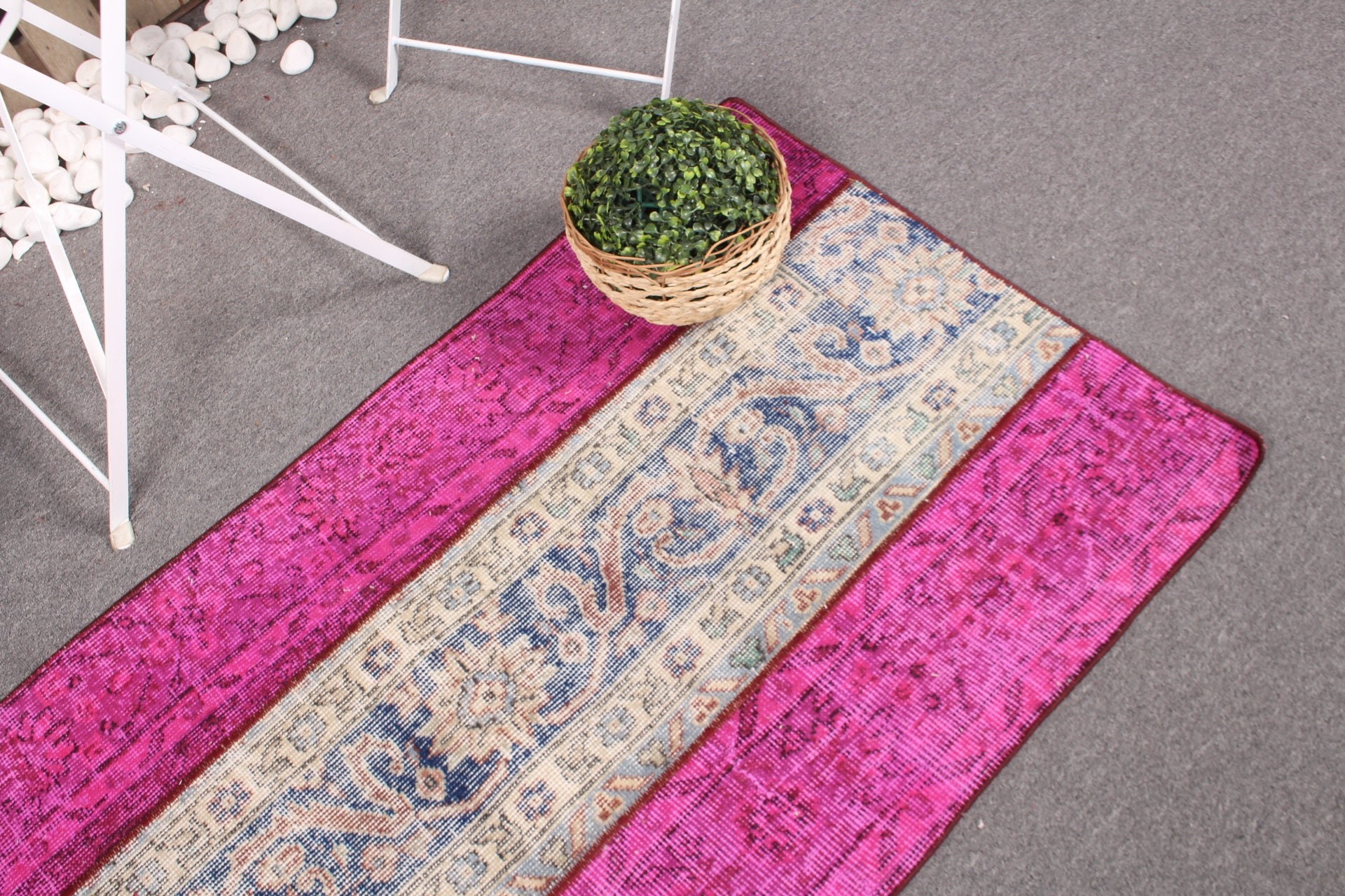 Bathroom Rug, Kitchen Rug, Rugs for Kitchen, 2.4x4 ft Small Rug, Moroccan Rug, Turkish Rug, Vintage Rug, Pink Home Decor Rugs, Nursery Rug