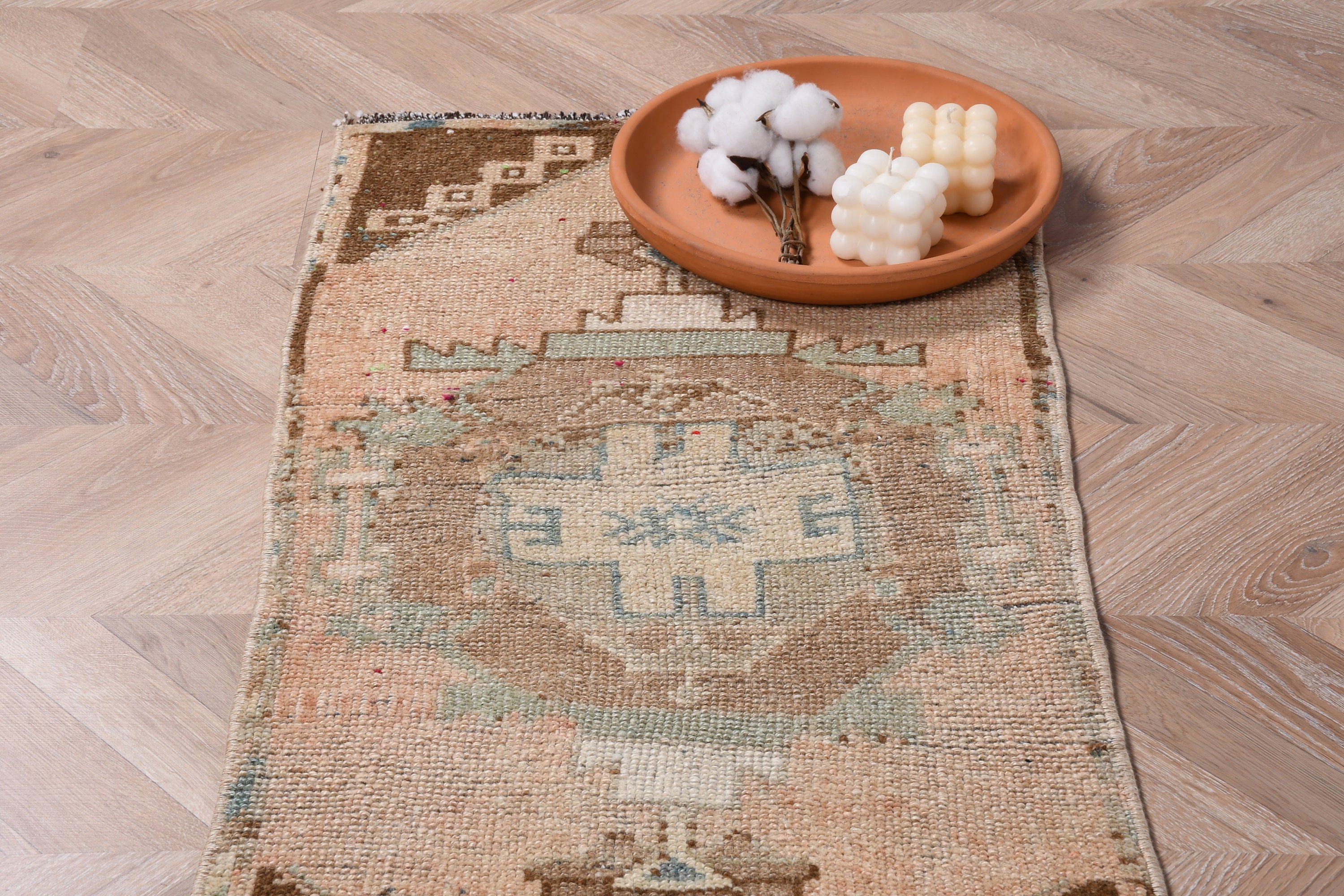 Nursery Rug, Home Decor Rugs, Turkish Rug, Art Rug, Vintage Rug, Kitchen Rug, Antique Rug, 1.6x3.2 ft Small Rug, Brown Home Decor Rugs