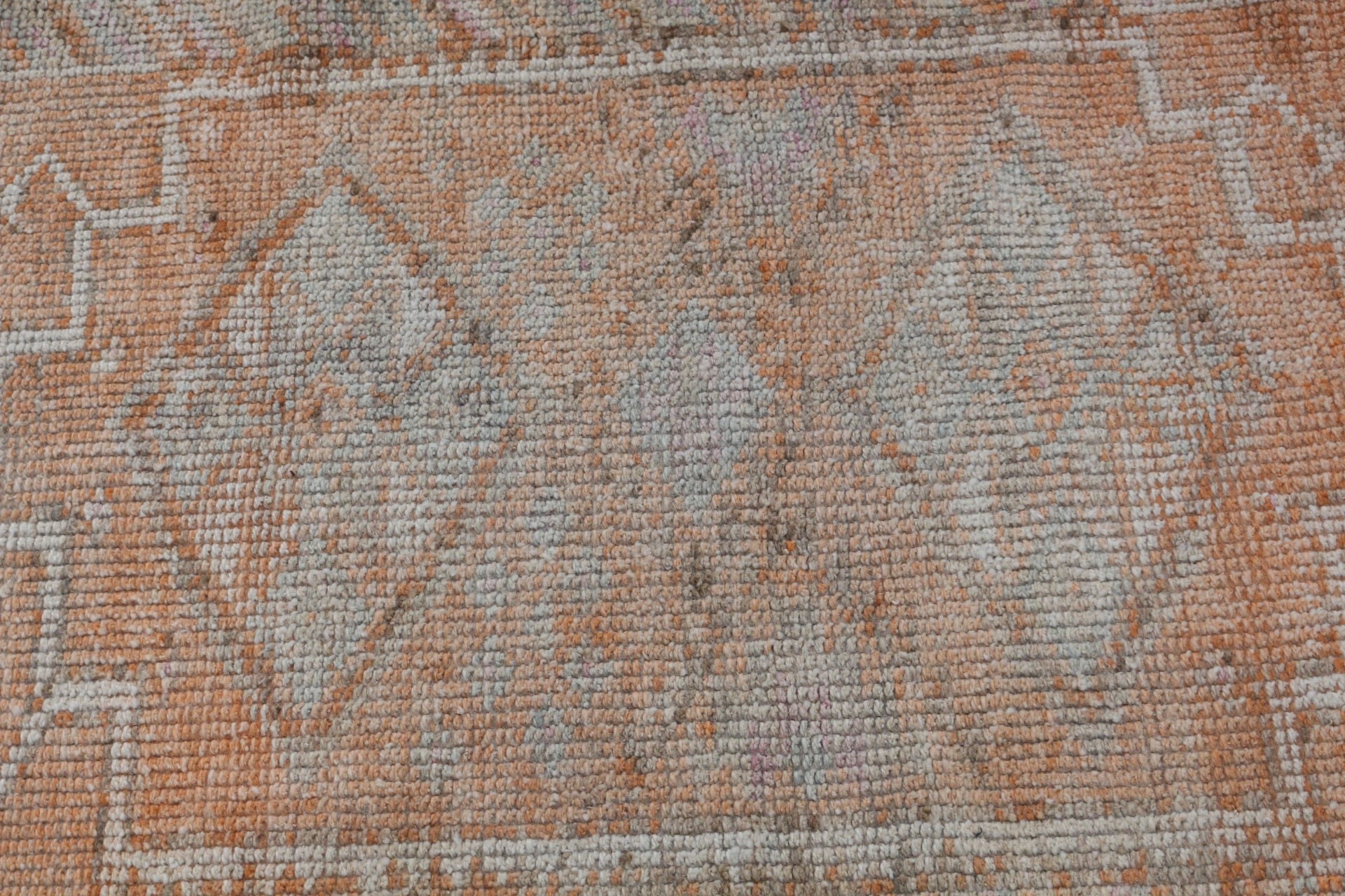 Fas Halısı, Turuncu Fas Halıları, Yün Halı, Vintage Halılar, Mutfak Halıları, Türk Halısı, Retro Halı, 2.7x13.1 ft Koşucu Halısı, Koridor Halısı