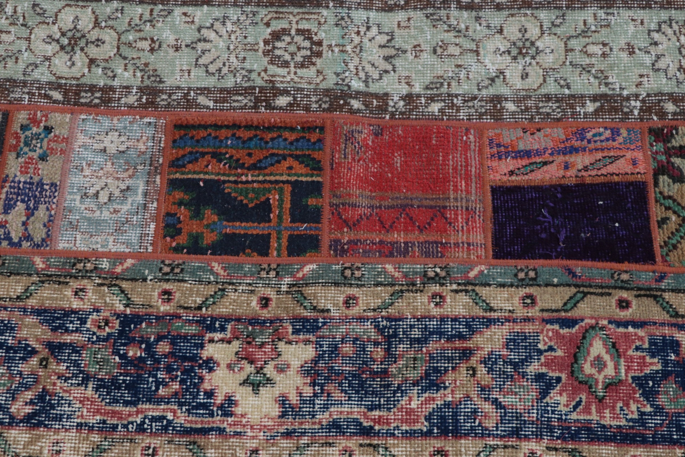 Hallway Rug, Turkish Rugs, 2.3x7 ft Runner Rug, Stair Rugs, Turkey Rug, Vintage Rug, Blue Home Decor Rug, Oriental Rugs, Anatolian Rug