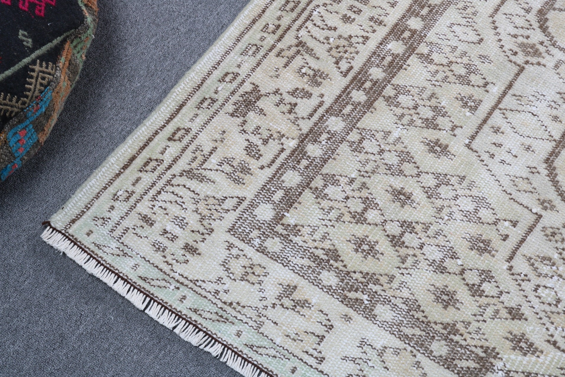 Beige Anatolian Rug, Neutral Rug, Turkish Rugs, 5.8x9.6 ft Large Rug, Dining Room Rugs, Bedroom Rug, Vintage Rugs, Floor Rug