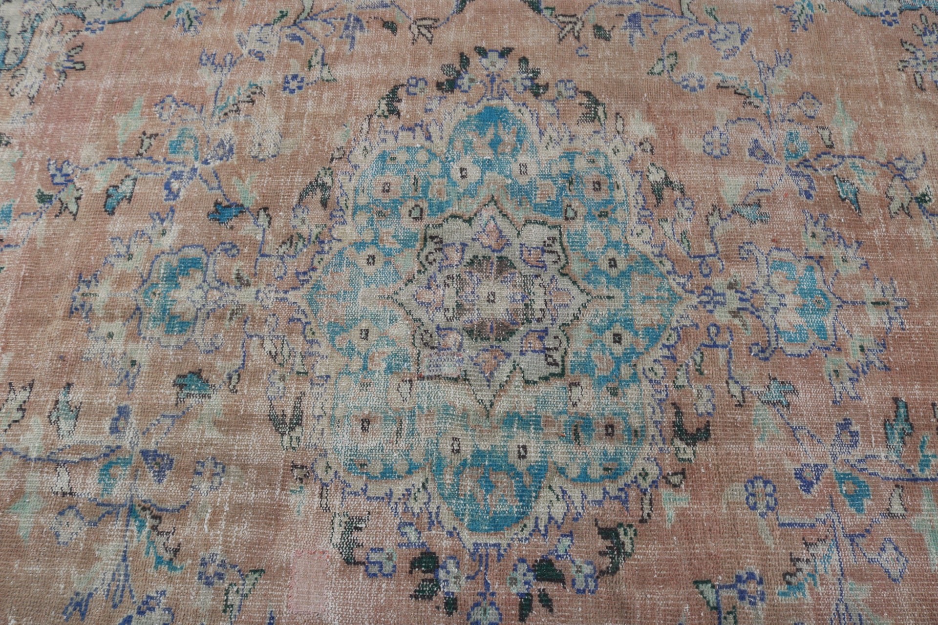 Alan Halıları, Türk Halısı, 4,6x7,7 ft Alan Halıları, Yatak Odası Halısı, Vintage Halı, Vintage Alan Halıları, Kahverengi Yün Halılar, El Dokuma Halılar, İç Mekan Halıları