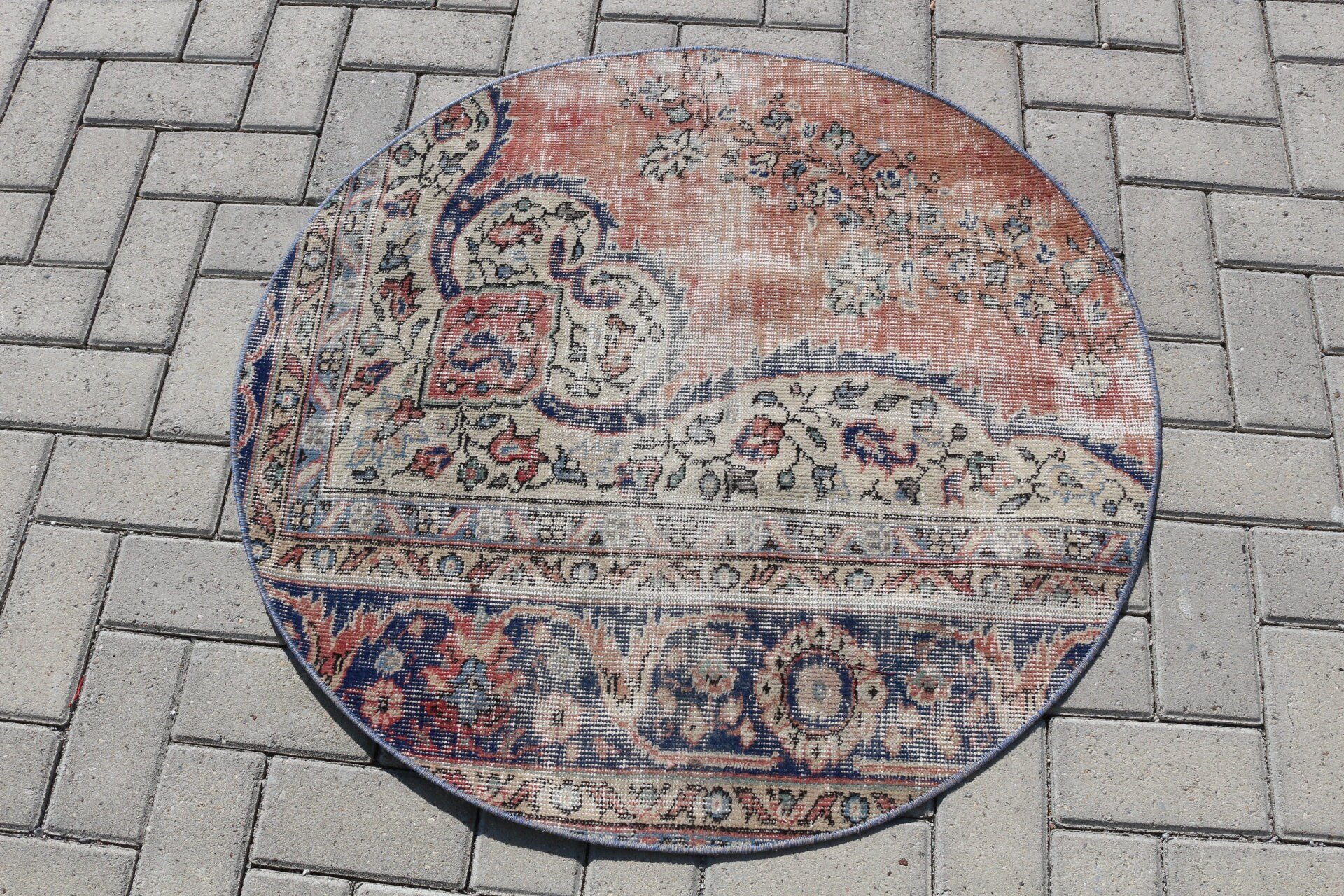 Yün Halı, Kahverengi Yatak Odası Halısı, Banyo Halısı, 3,1x3 ft Küçük Halılar, Oryantal Halı, Türk Halısı, Duvara Asılı Halılar, Vintage Halı, Giriş Halıları