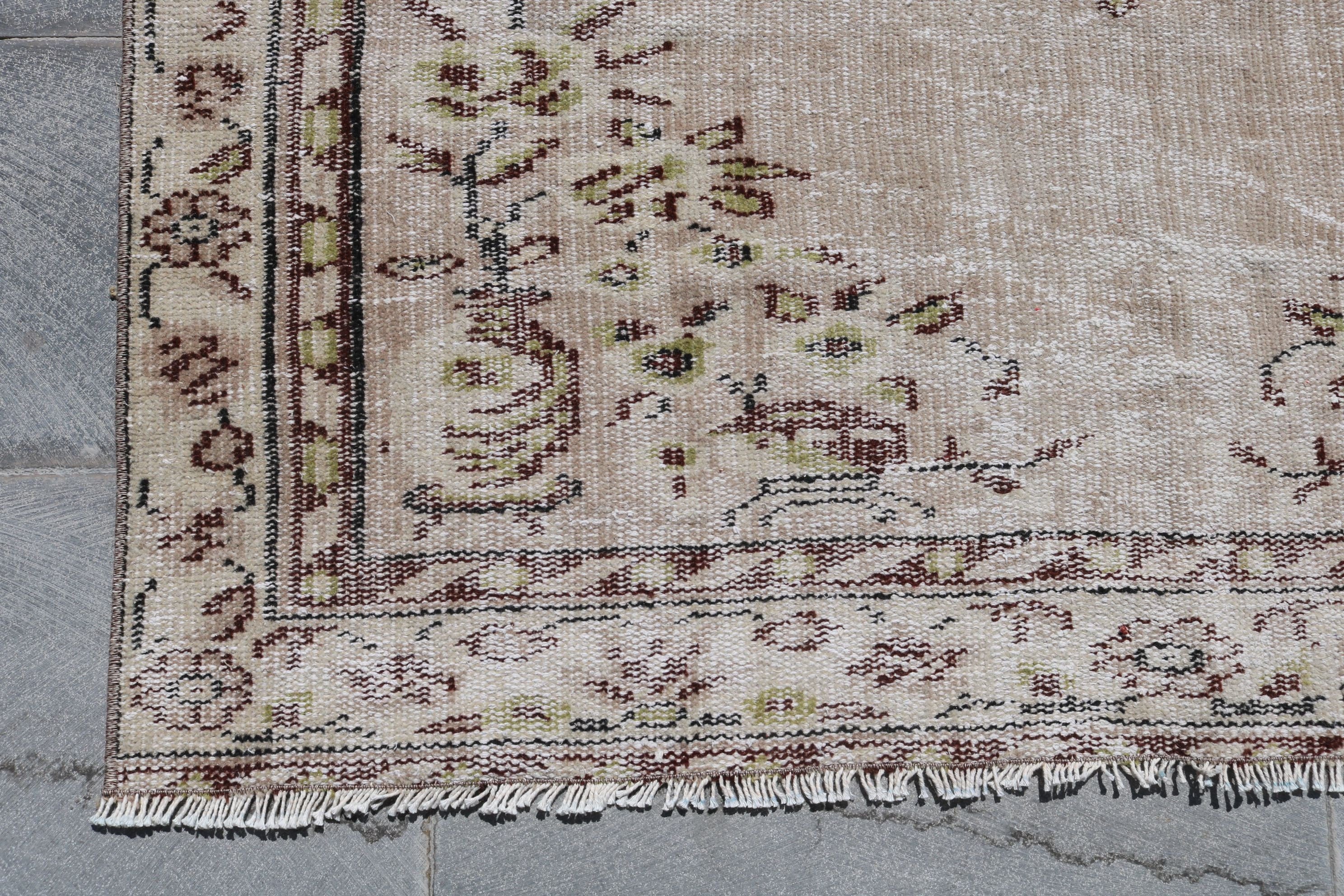 Kitchen Rug, Turkish Area Rug Rugs, Vintage Rugs, Rugs for Living Room, Turkish Rugs, Vintage Decor Rug, Colorful Rug, 4.4x7.6 ft Area Rug