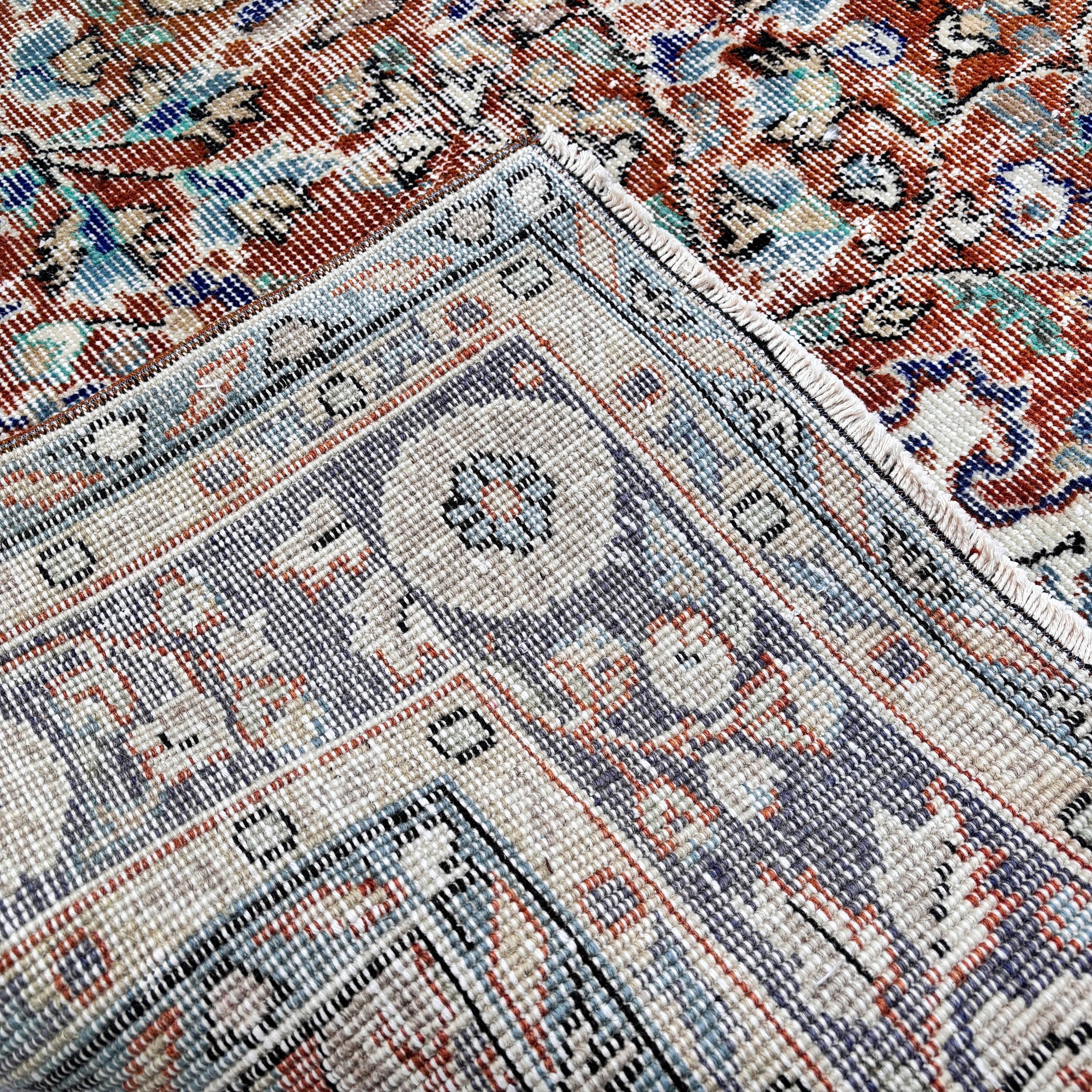 6.3x9.9 ft Büyük Halı, Büyük Vintage Halılar, Türk Halıları, Fas Halıları, Oturma Odası Halıları, Vintage Halı, Kırmızı Oryantal Halı