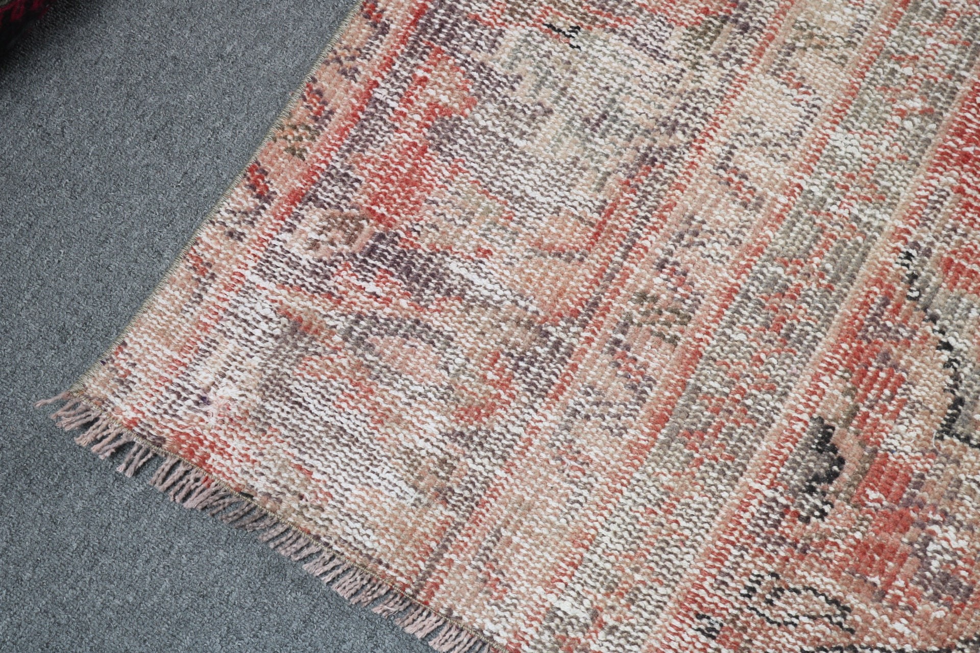 Boho Rug, Turkish Rug, 2.3x7.2 ft Runner Rug, Rugs for Long Runner, Vintage Rug, Long Runner Rug, Cool Rug, Home Decor Rugs, Red Modern Rug