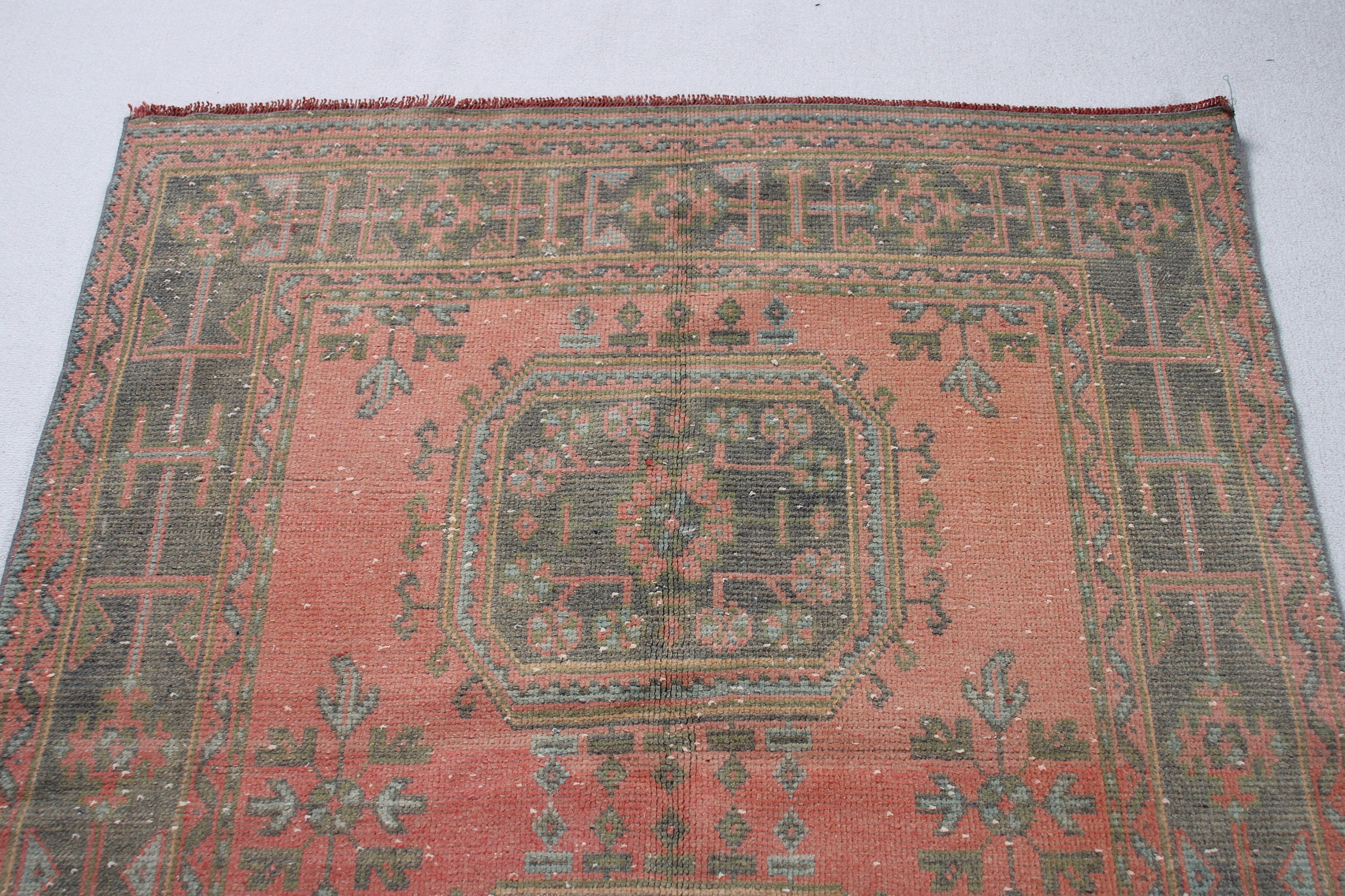 4.5x10.4 ft Large Rugs, Large Boho Rugs, Vintage Rugs, Aesthetic Rug, Pink Cool Rug, Luxury Rug, Dining Room Rugs, Wool Rug, Turkish Rug