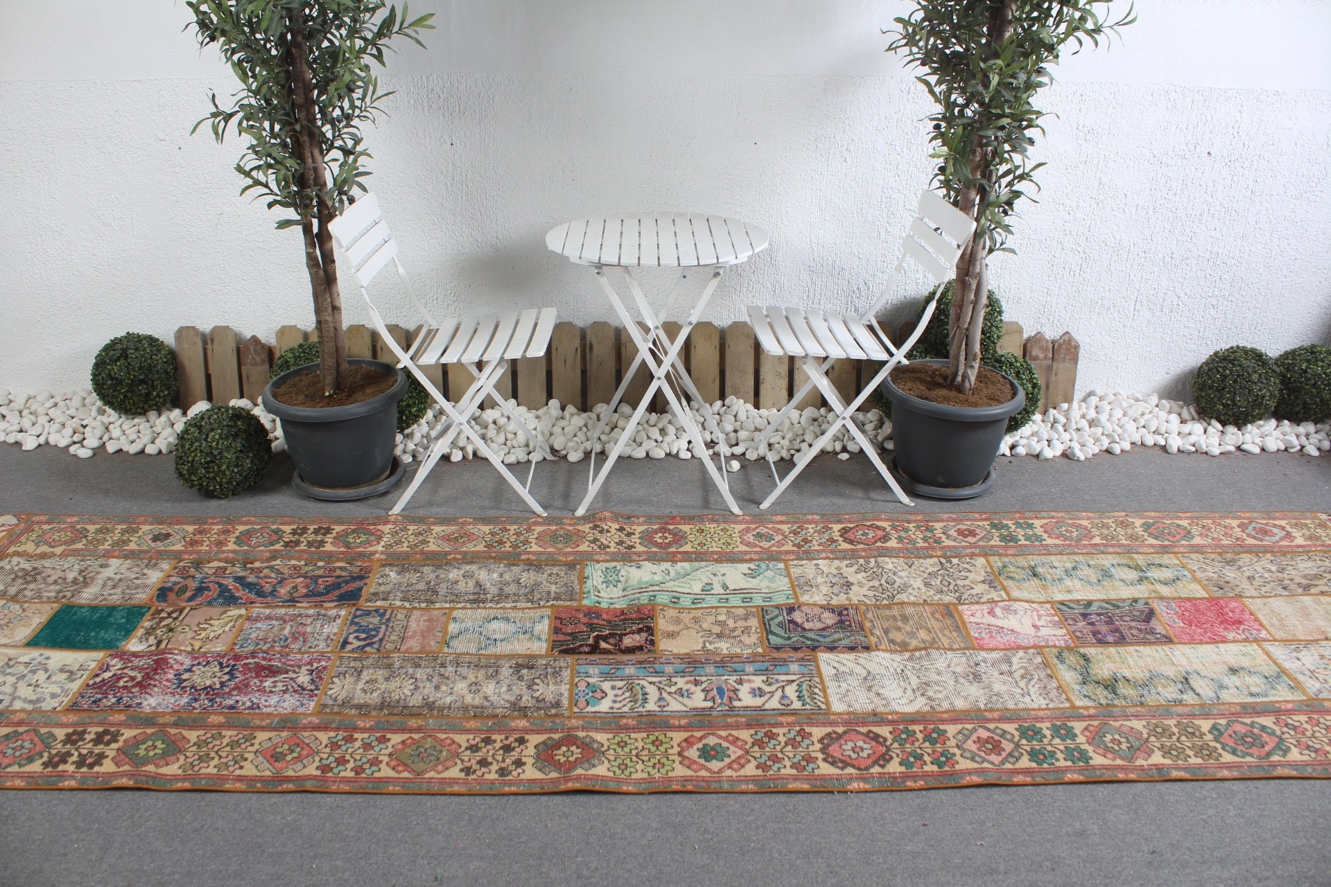 Mutfak Halıları, Merdiven Halıları, Gökkuşağı Mutfak Halısı, Vintage Halı, 3,6x13 ft Runner Halısı, Boho Halıları, Merdiven Halısı, Türk Halısı