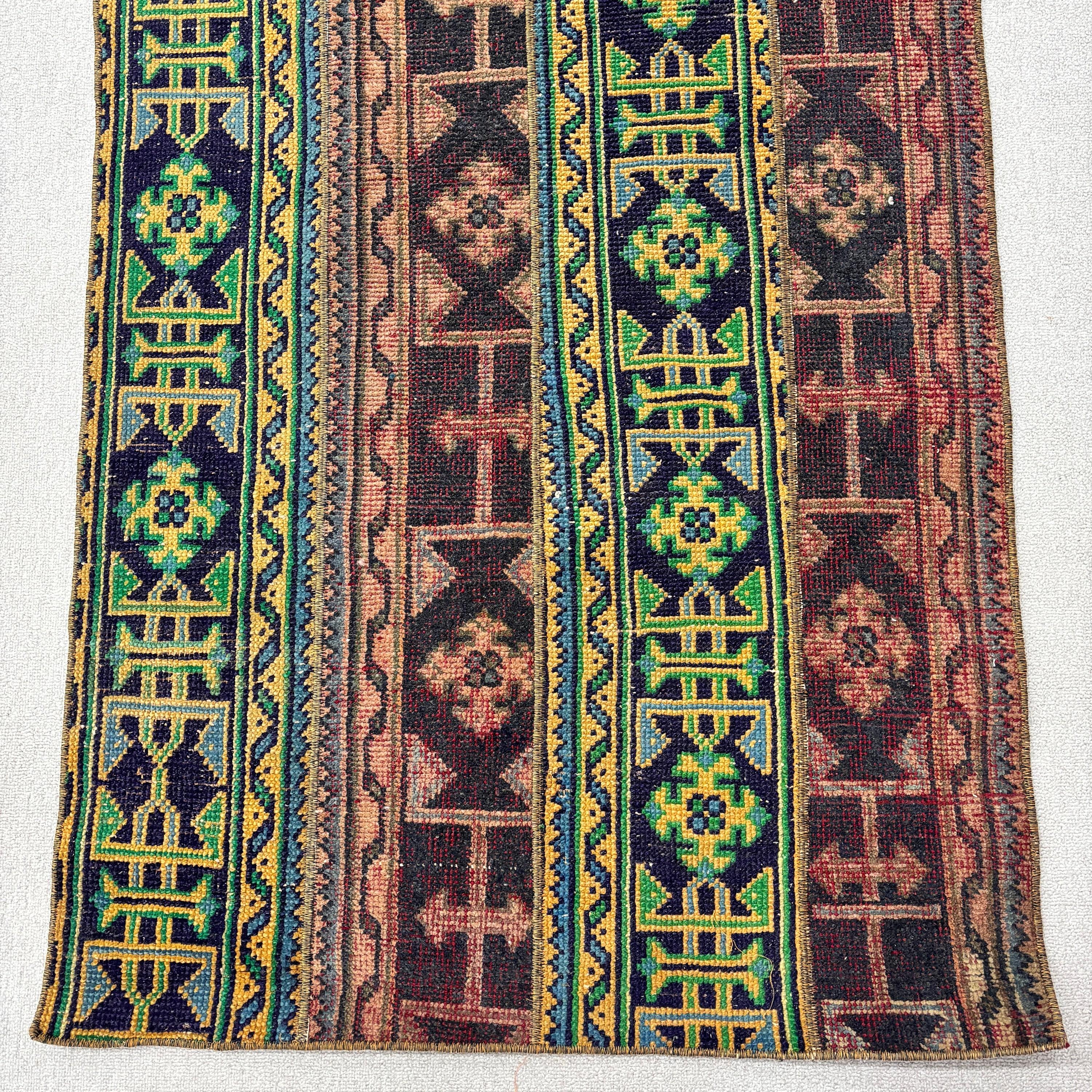 Kitchen Rug, Decorative Rugs, Moroccan Rugs, Turkish Rug, 3x5 ft Small Rug, Vintage Rug, Brown Anatolian Rugs, Floor Rugs, Small Area Rugs