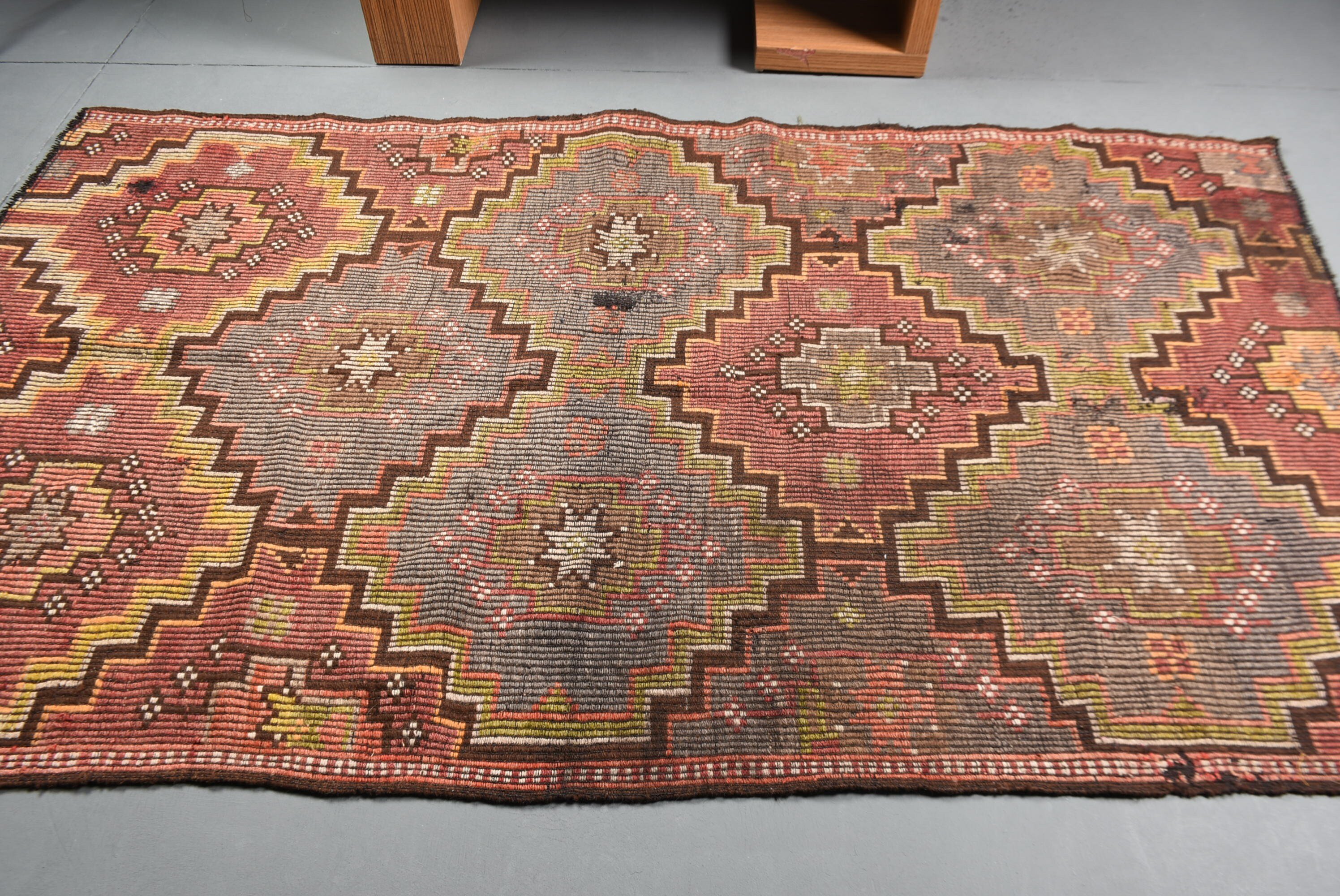 Türk Halıları, Yemek Odası Halısı, Oturma Odası Halısı, Gri Yatak Odası Halısı, Kilim, Oryantal Halılar, 4.9x8.3 ft Büyük Halı, Yatak Odası Halısı, Vintage Halılar