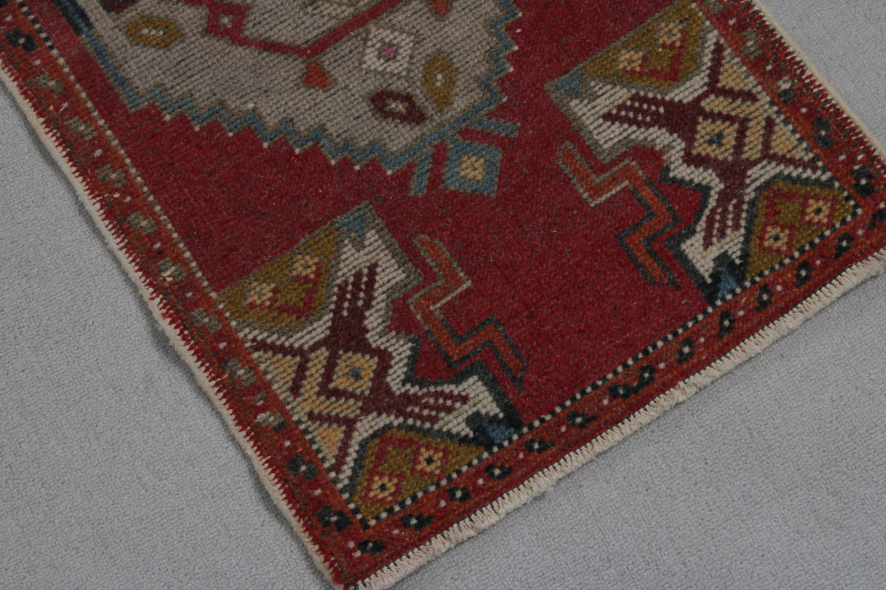 Turkish Rugs, Moroccan Rugs, Vintage Rugs, Flatweave Rug, 1.7x3.1 ft Small Rug, Red Bedroom Rug, Small Vintage Rugs, Small Area Rug