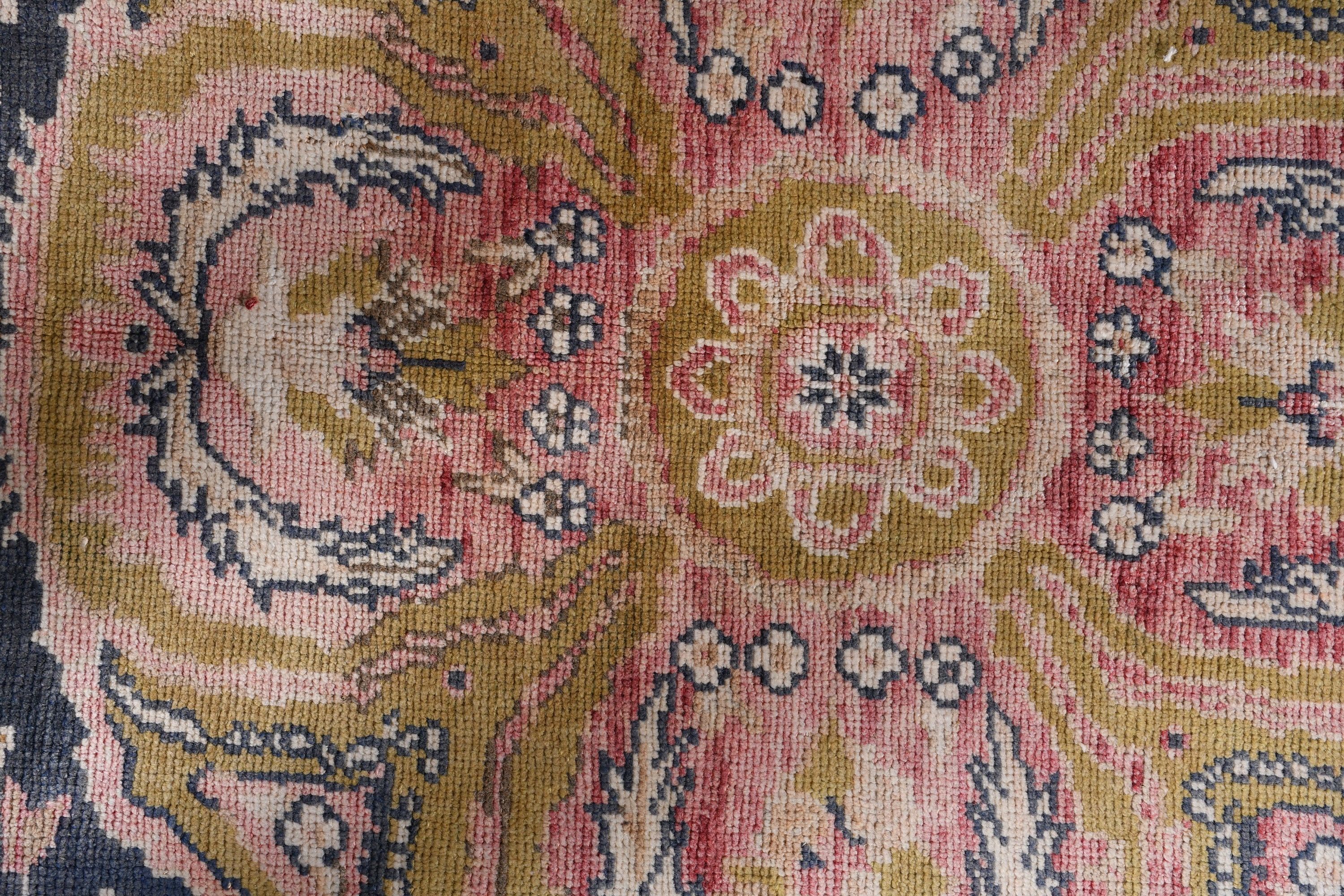 5.3x11.9 ft Large Rug, Antique Rugs, Vintage Rug, Pink Floor Rug, Turkish Rug, Cute Rug, Dining Room Rug, Bedroom Rug