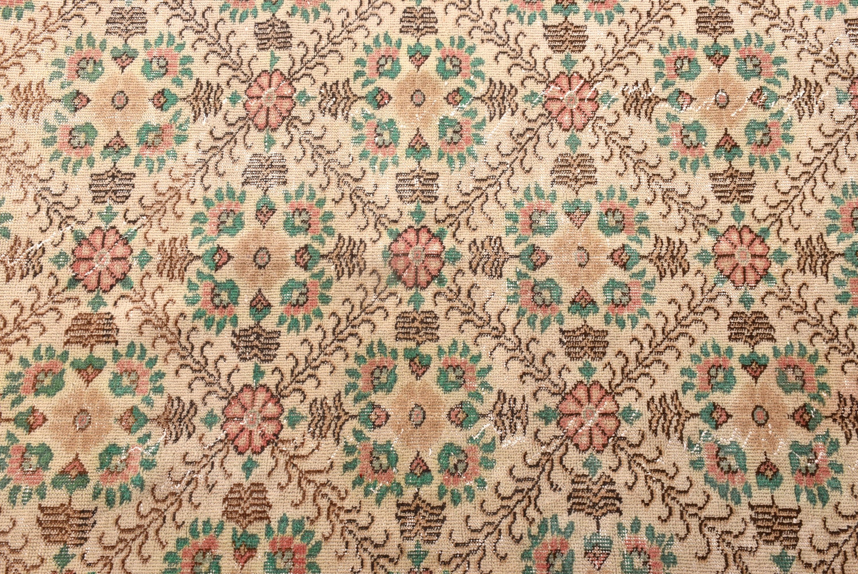 5,5x9,4 ft Büyük Halı, Organik Halılar, Büyük Boho Halıları, Vintage Halı, Antika Halılar, Havalı Halılar, Türk Halısı, Kırmızı Soğuk Halılar, Büyük Oushak Halıları