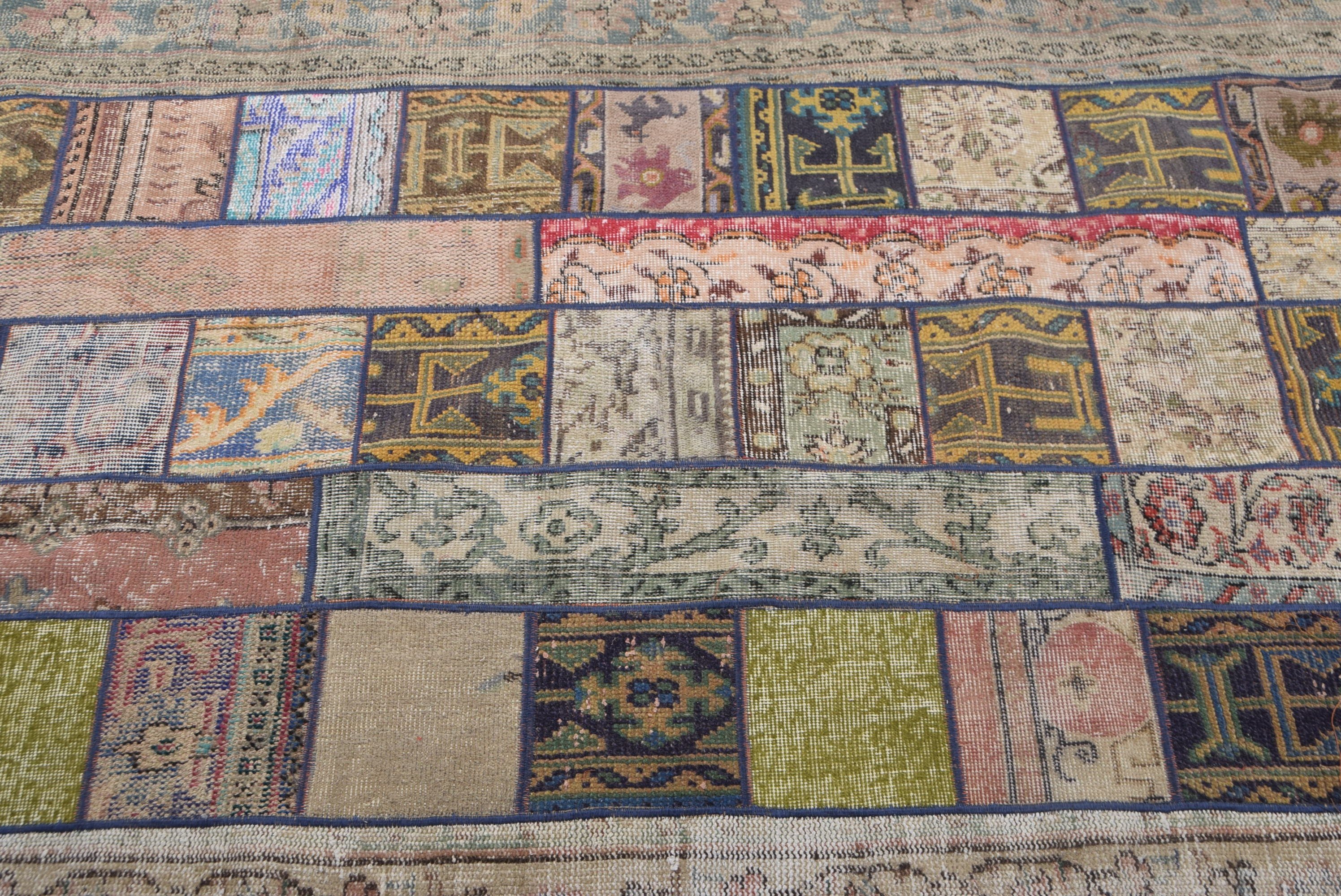 Living Room Rug, Turkish Rugs, Rainbow Bedroom Rugs, Wool Rug, 4.8x8.9 ft Large Rug, Home Decor Rugs, Rugs for Bedroom, Vintage Rug