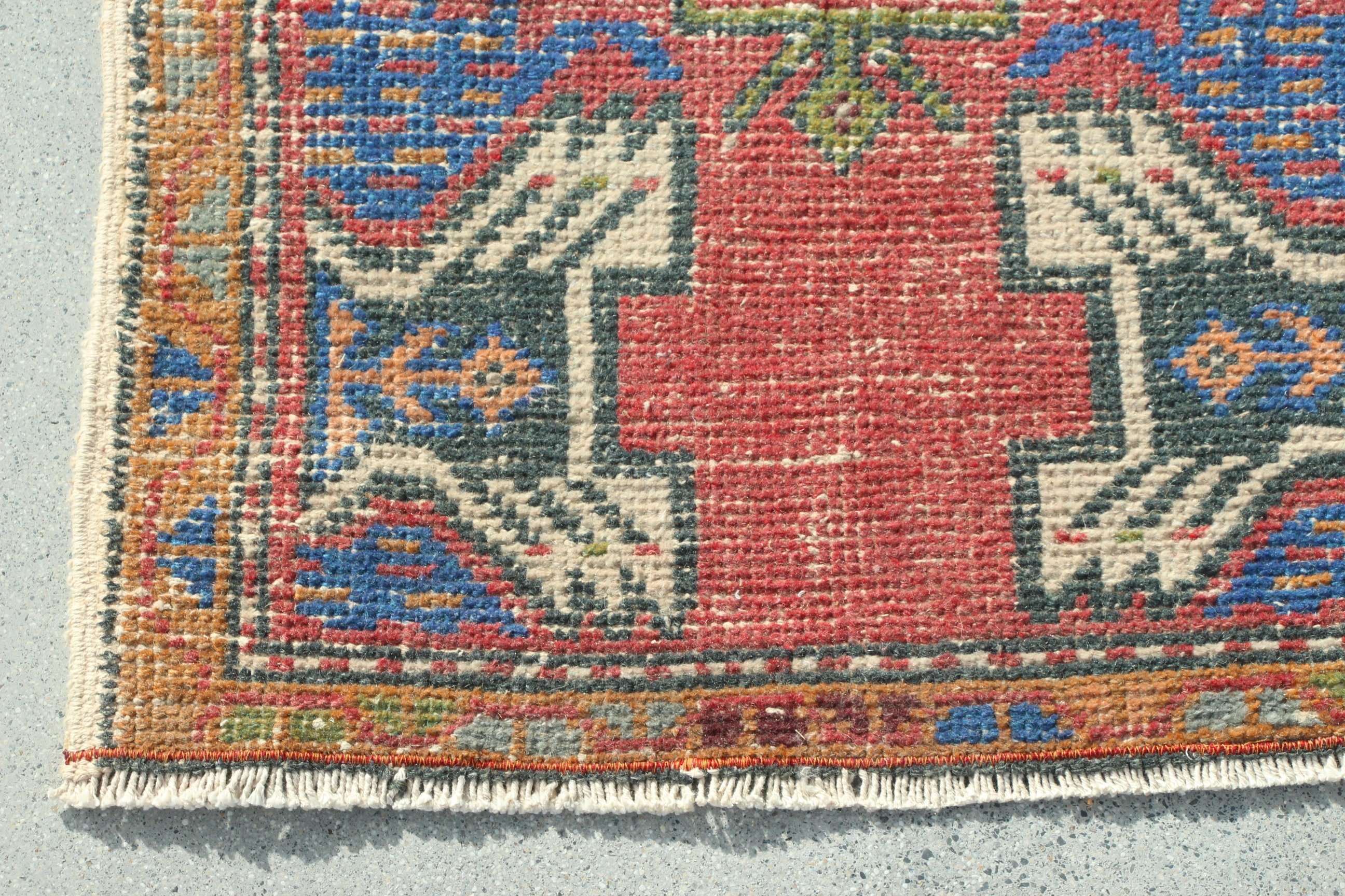 Door Mat Rugs, Bathroom Rug, Flatweave Rug, 1.7x3.3 ft Small Rug, Cool Rugs, Red Neutral Rug, Turkish Rug, Rugs for Door Mat, Vintage Rug