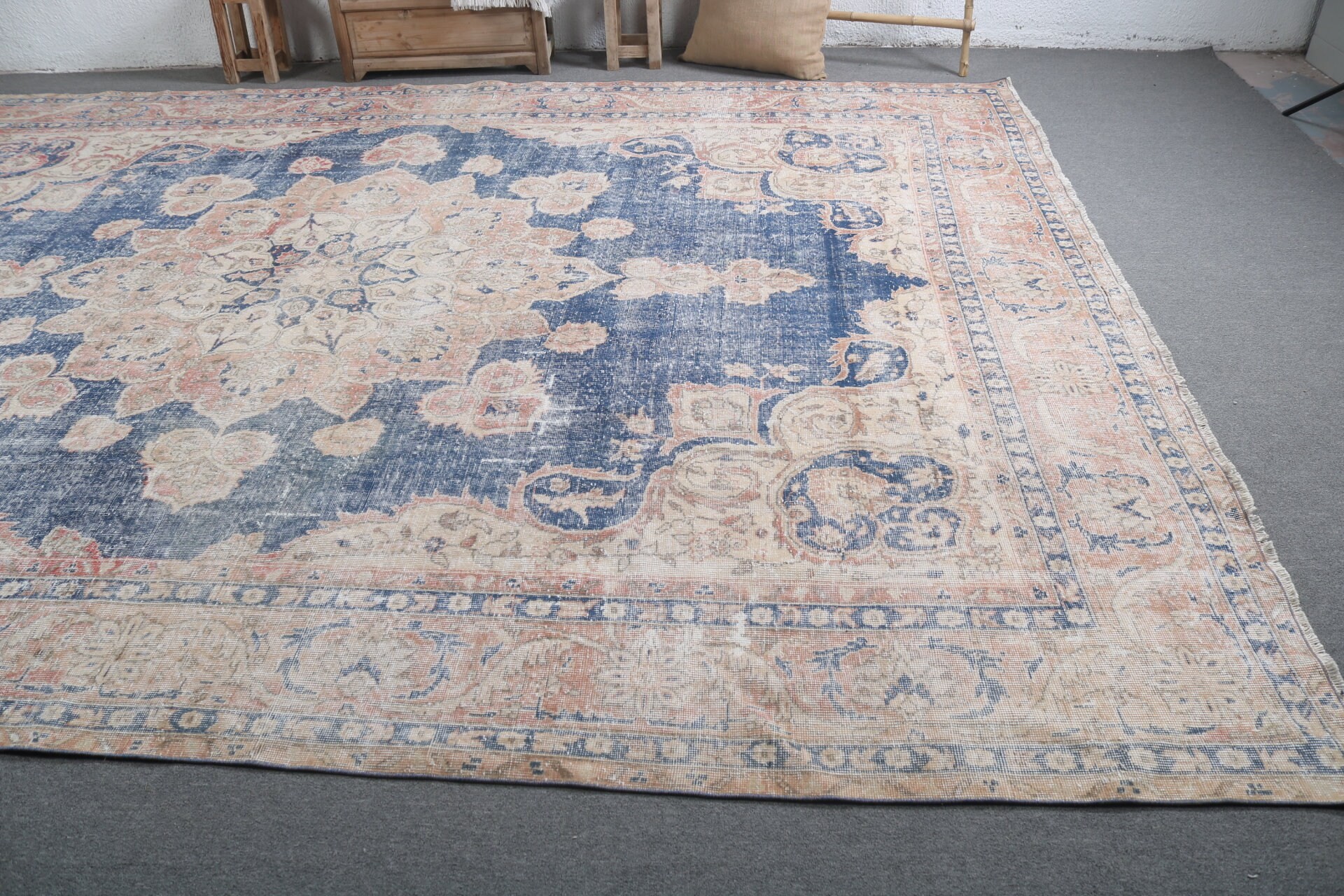 Yatak Odası Halısı, 10x13,3 ft Büyük Boy Halı, Vintage Halılar, Salon Halıları, Türk Halısı, Etnik Halı, Fas Halısı, Yemek Odası Halısı, Salon Halısı